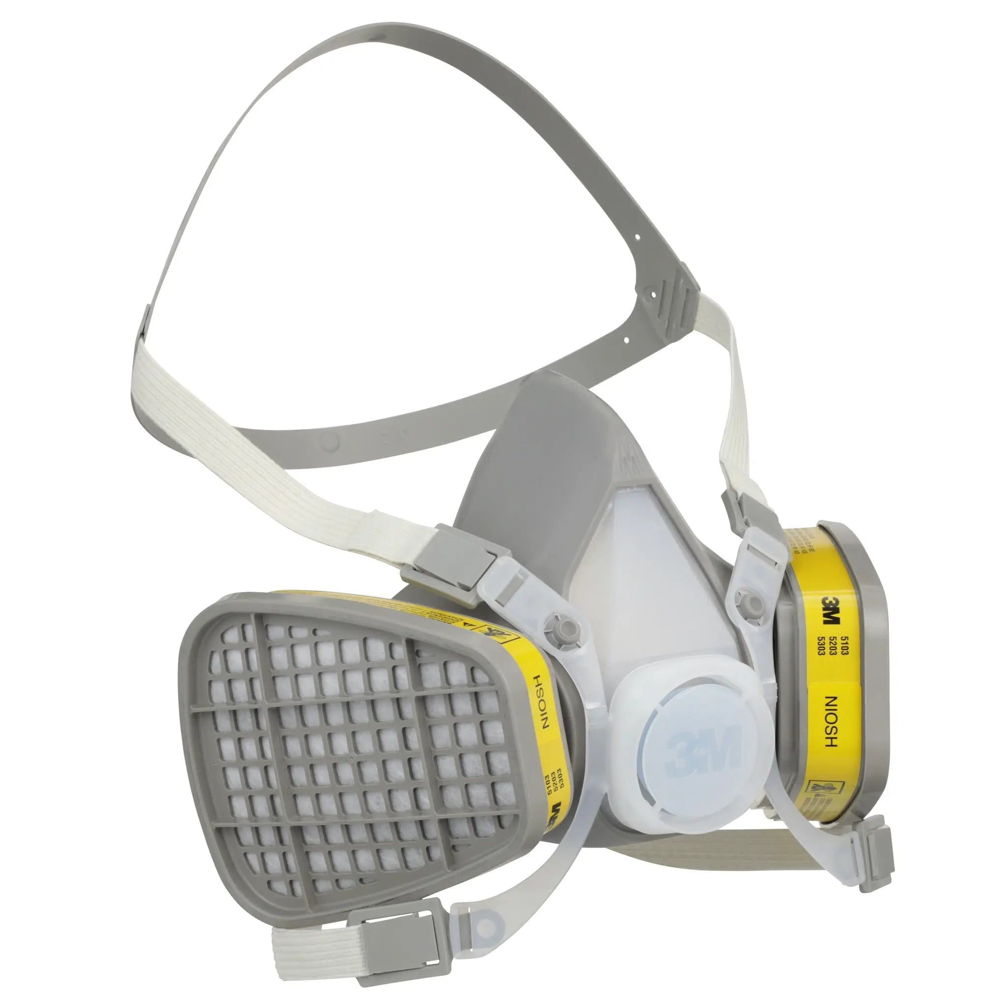 3M 5103 Half Facepiece Disposable Respirator Assembly Organic Vapor/Acid Gas, Case of 12