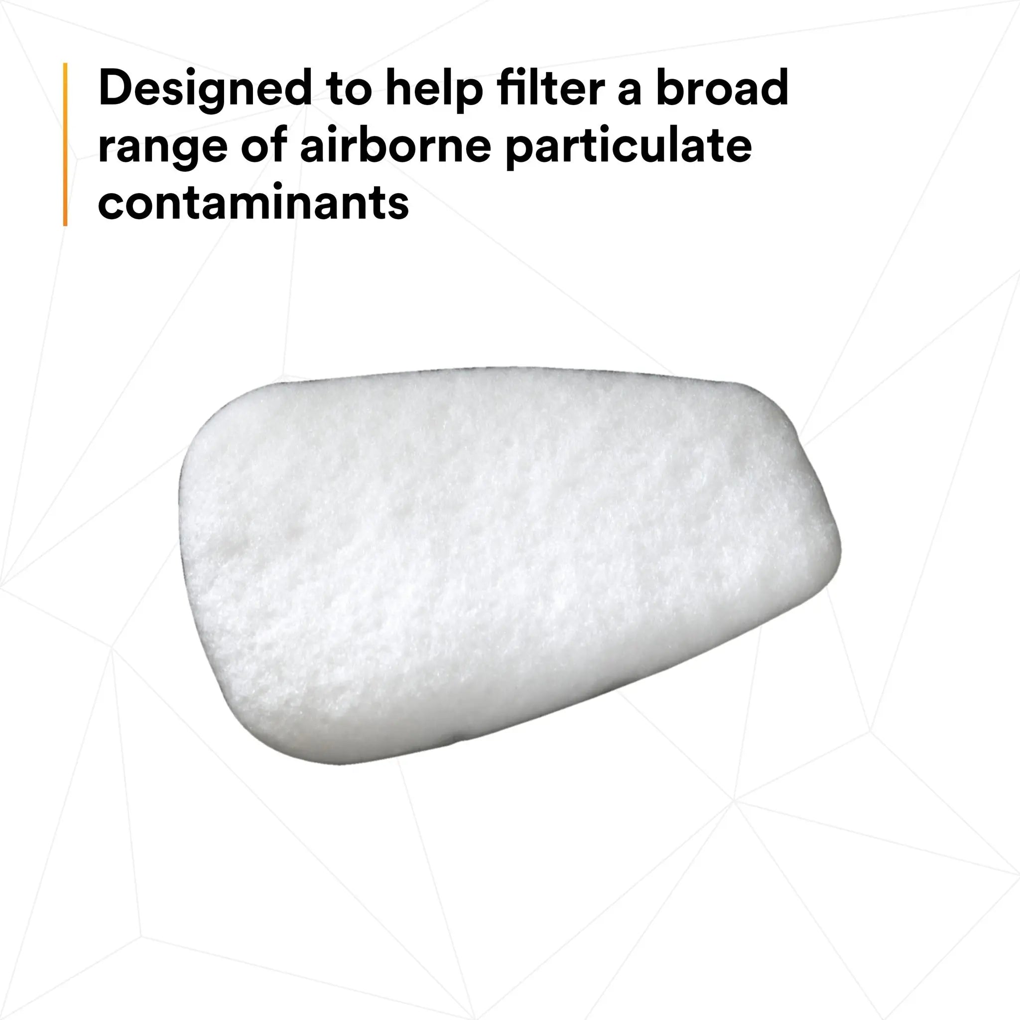 3M 5N11 Particulate Filter, N95, White