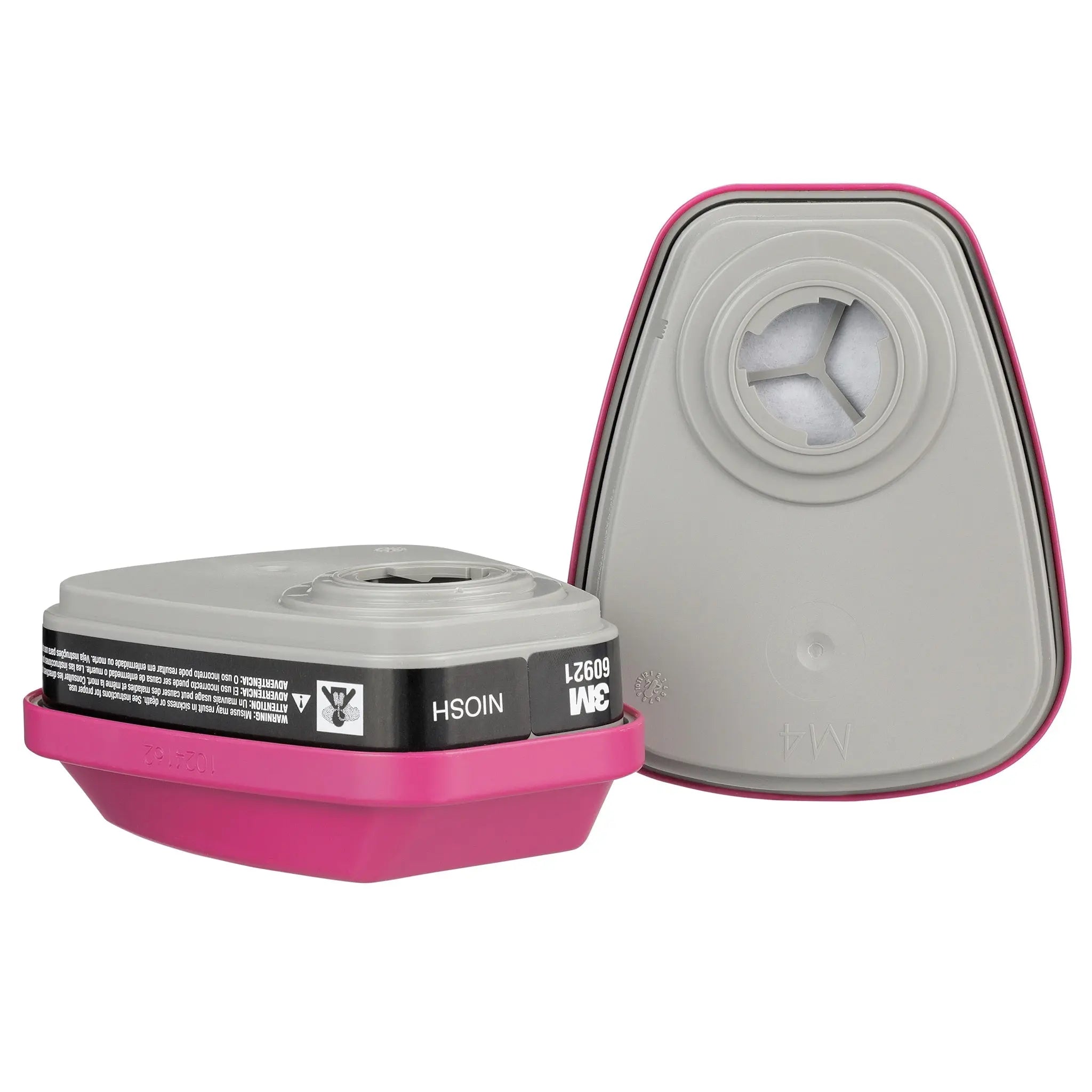 3M 60921 P100 Organic Vapor Cartridge/Filter, Magenta/Black