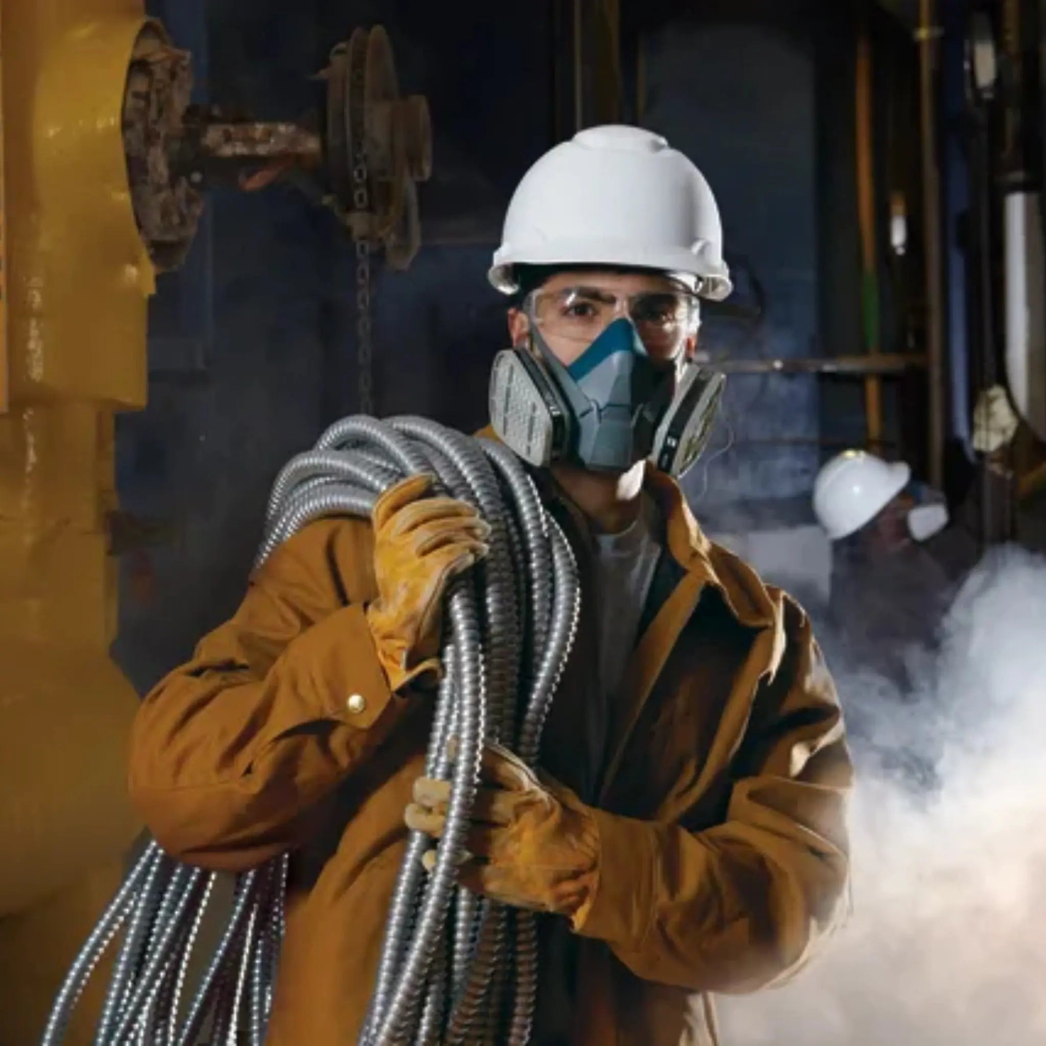 3M 6500 Rugged Comfort Series Half Facepiece Respirator Application