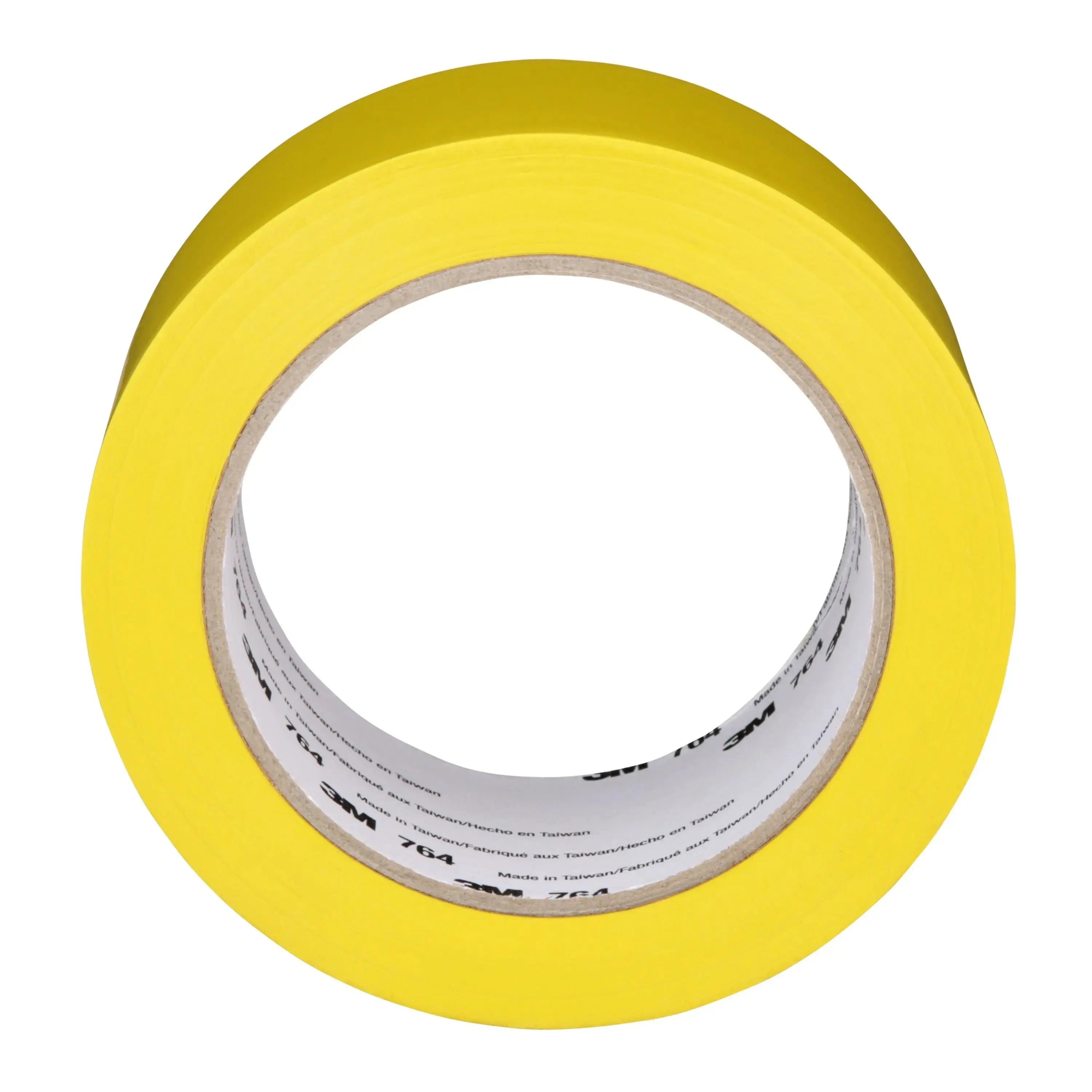 3M General Purpose Vinyl Tape 764, 5 mil, Yellow, 2 in x 36 yd, 1 Roll