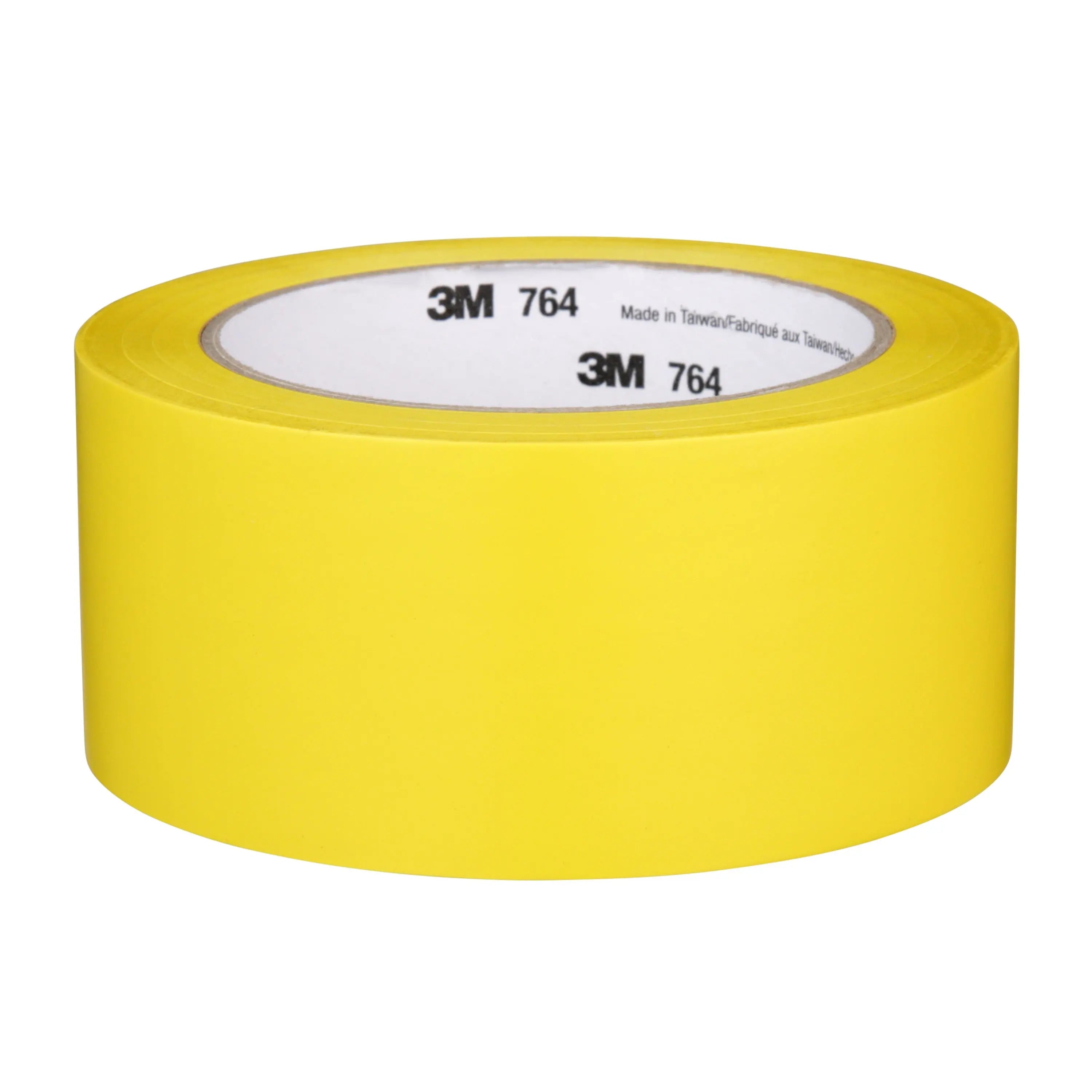 3M General Purpose Vinyl Tape 764, 5 mil, Yellow, 2 in x 36 yd, 1 Roll
