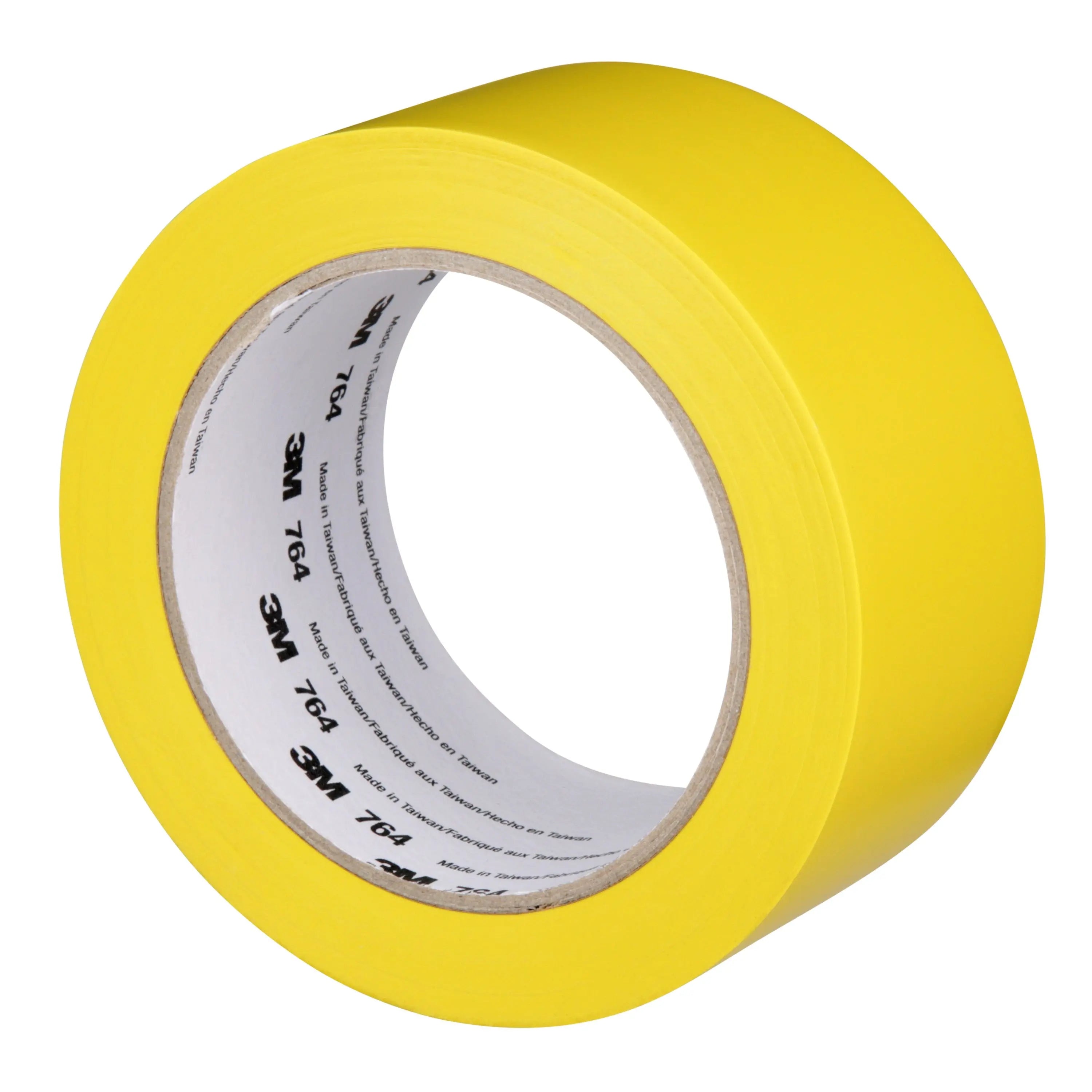 3M General Purpose Vinyl Tape 764, 5 mil, Yellow, 2 in x 36 yd, 1 Roll