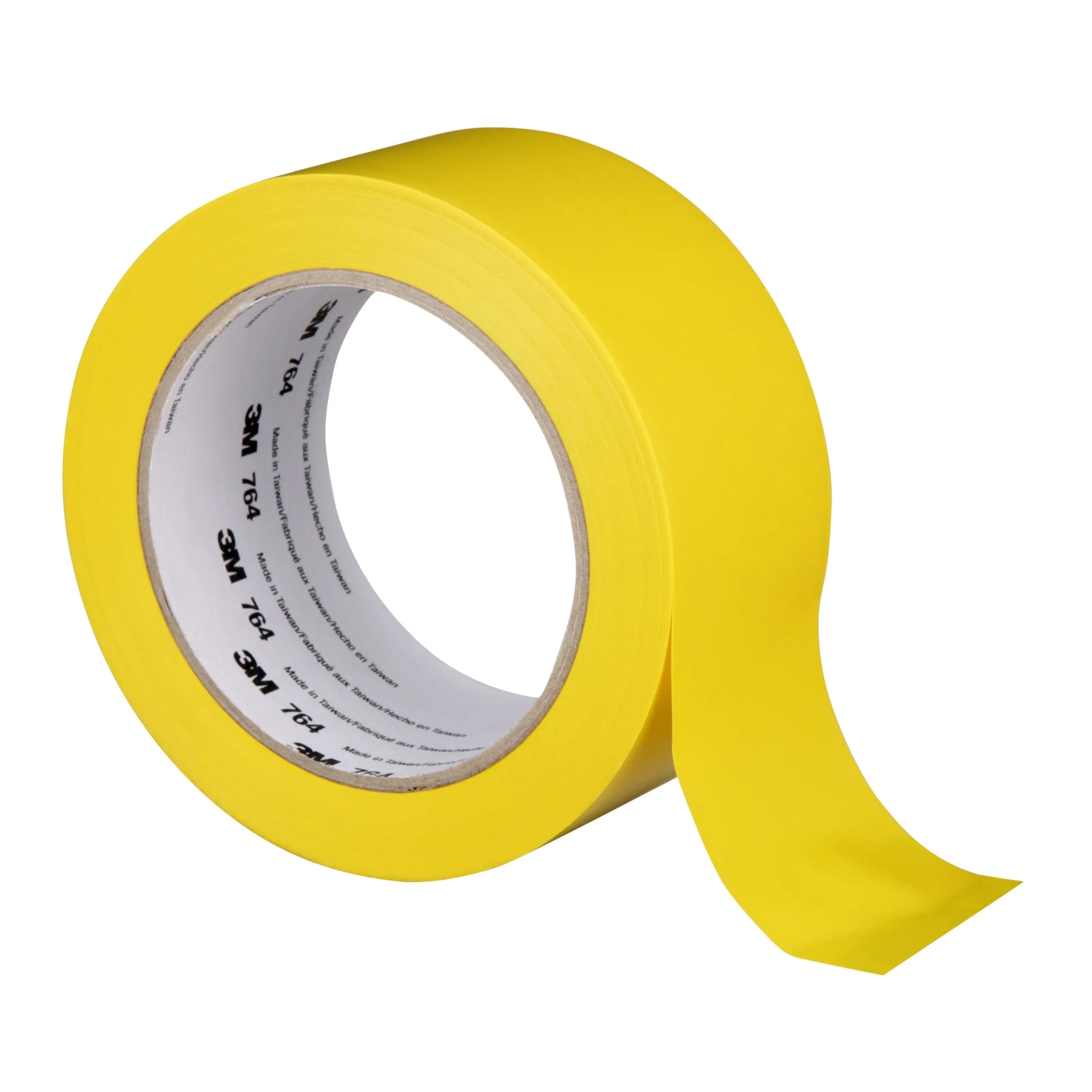 3M General Purpose Vinyl Tape 764, 5 mil, Yellow, 2 in x 36 yd, 1 Roll