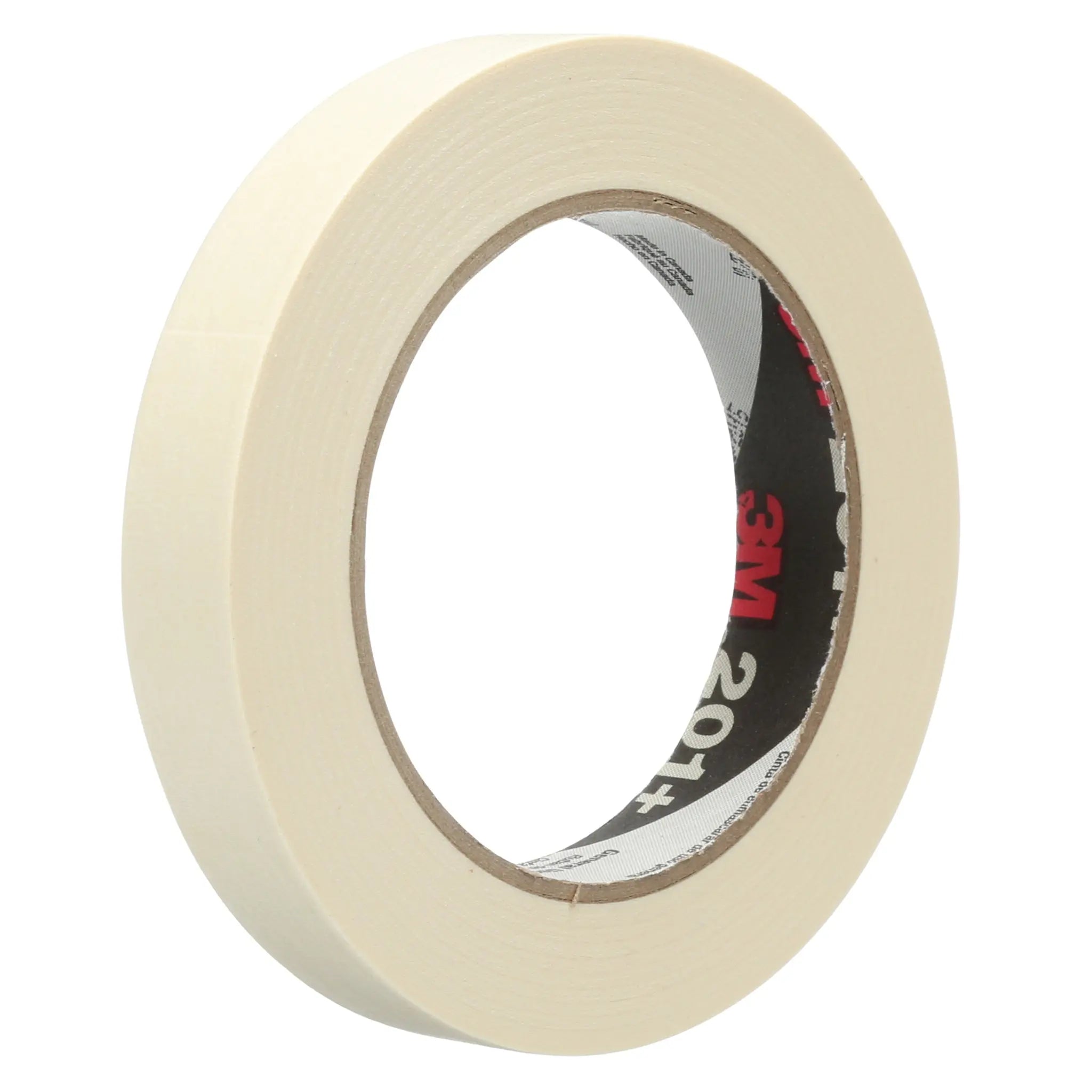 3M General Use Masking Tape 201+ Tan 18 mm x 55 m 4.4 mil, 1 Roll