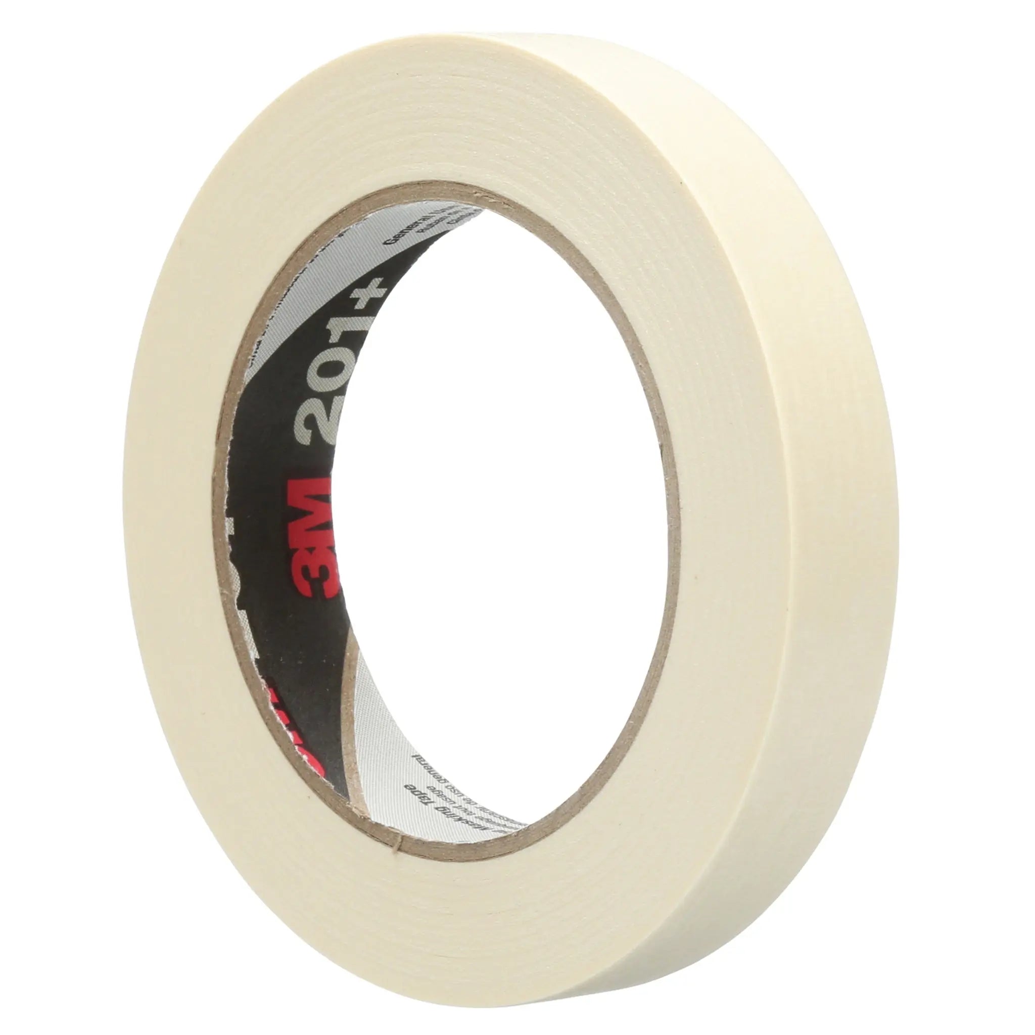 3M General Use Masking Tape 201+ Tan 18 mm x 55 m 4.4 mil, 1 Roll