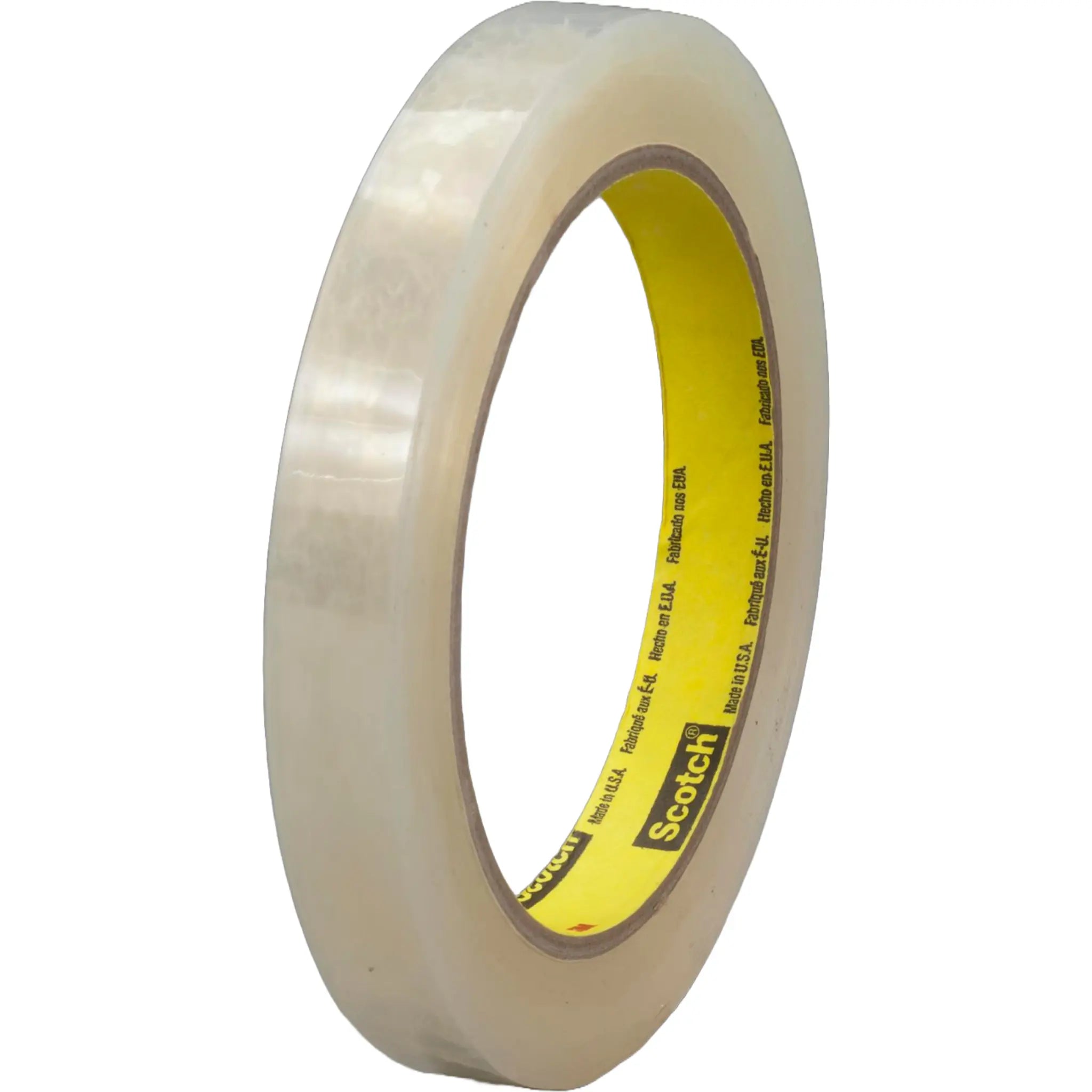 Scotch Light Duty Packaging Tape 640 Clear Clean Removal Apparel 1/2 in x 72 yd main image