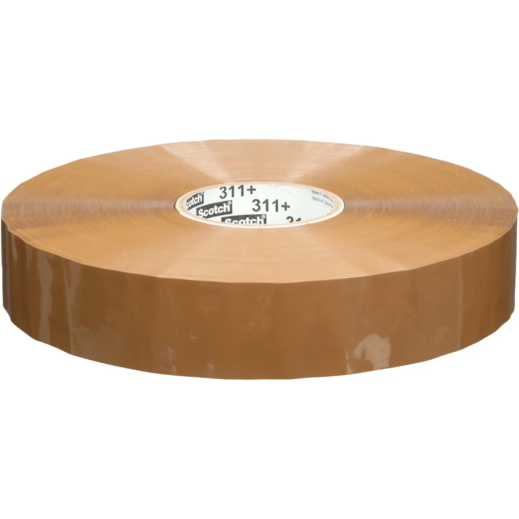 Scotch High Tack Box Sealing Tape 311+ Tan 48 mm x 914 m top view