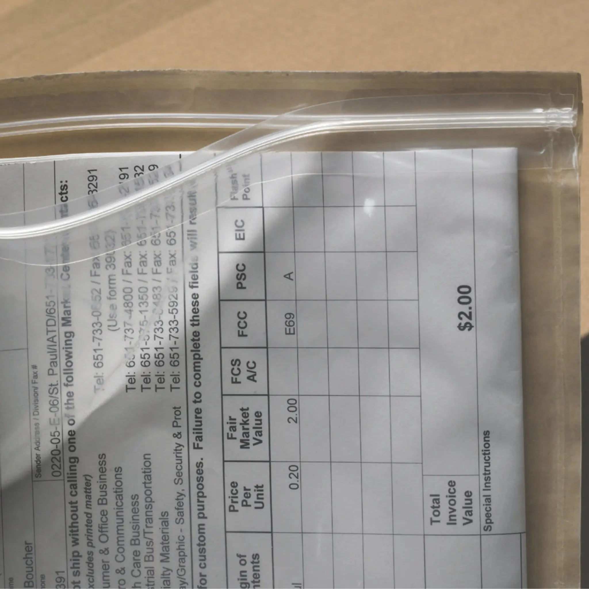3M Non Printed Perforated Packing List Envelope FED1 seventh image