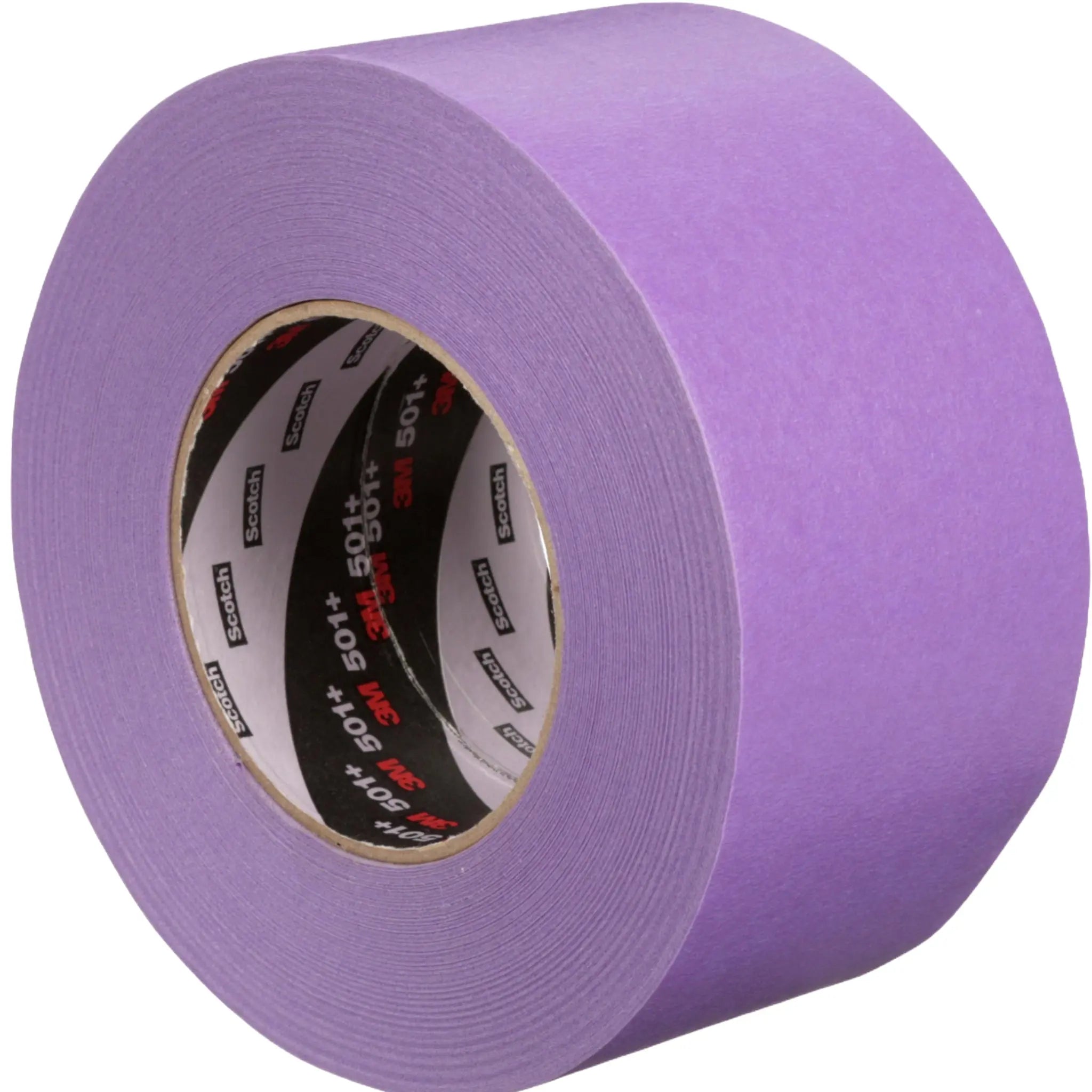 3M Specialty High Temperature Purple Masking Tape 501+ 72 mm x 55 m 6.0 mil left side view