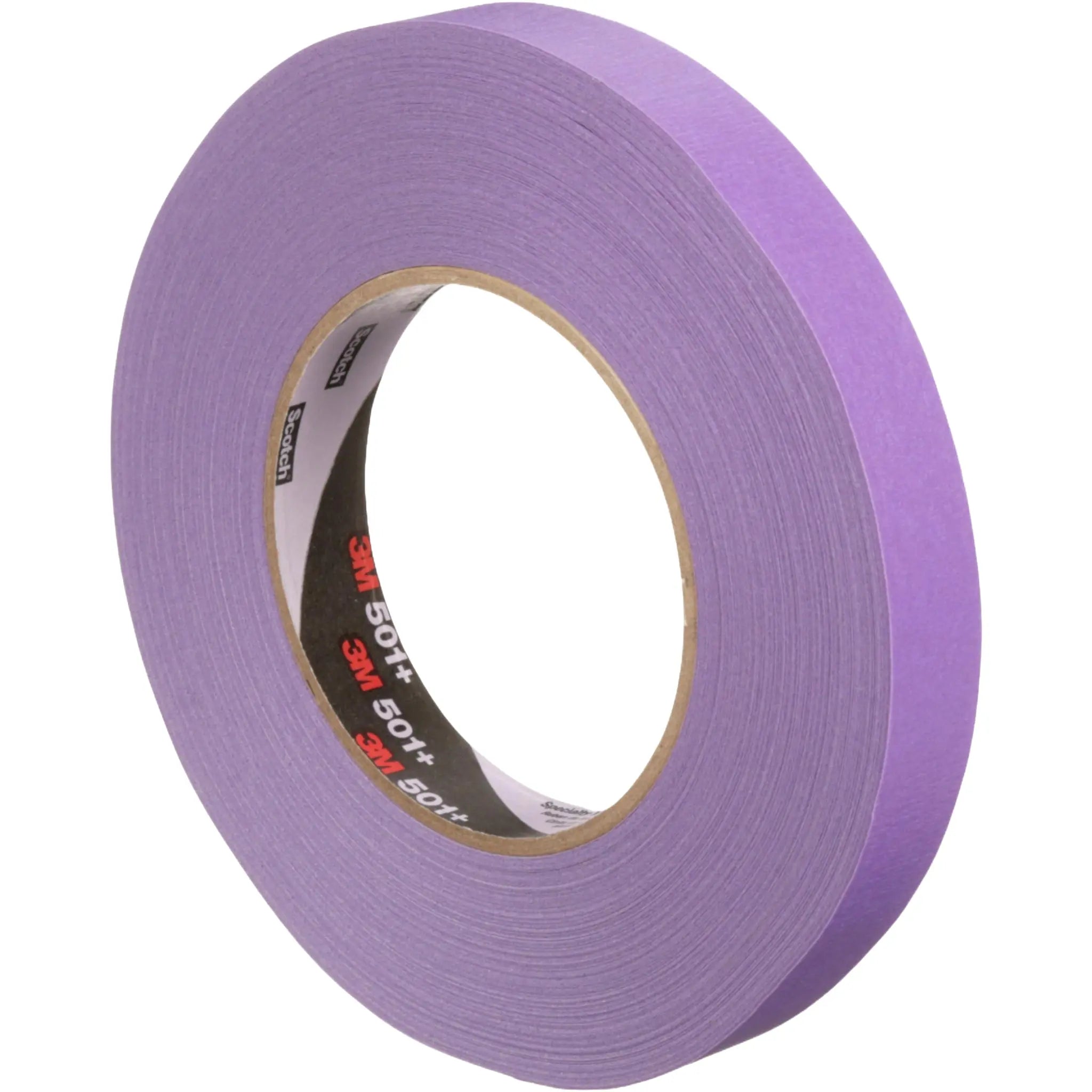 3M Specialty High Temperature Purple Masking Tape 501+ 18 mm x 55 m 6.0 mil left side view