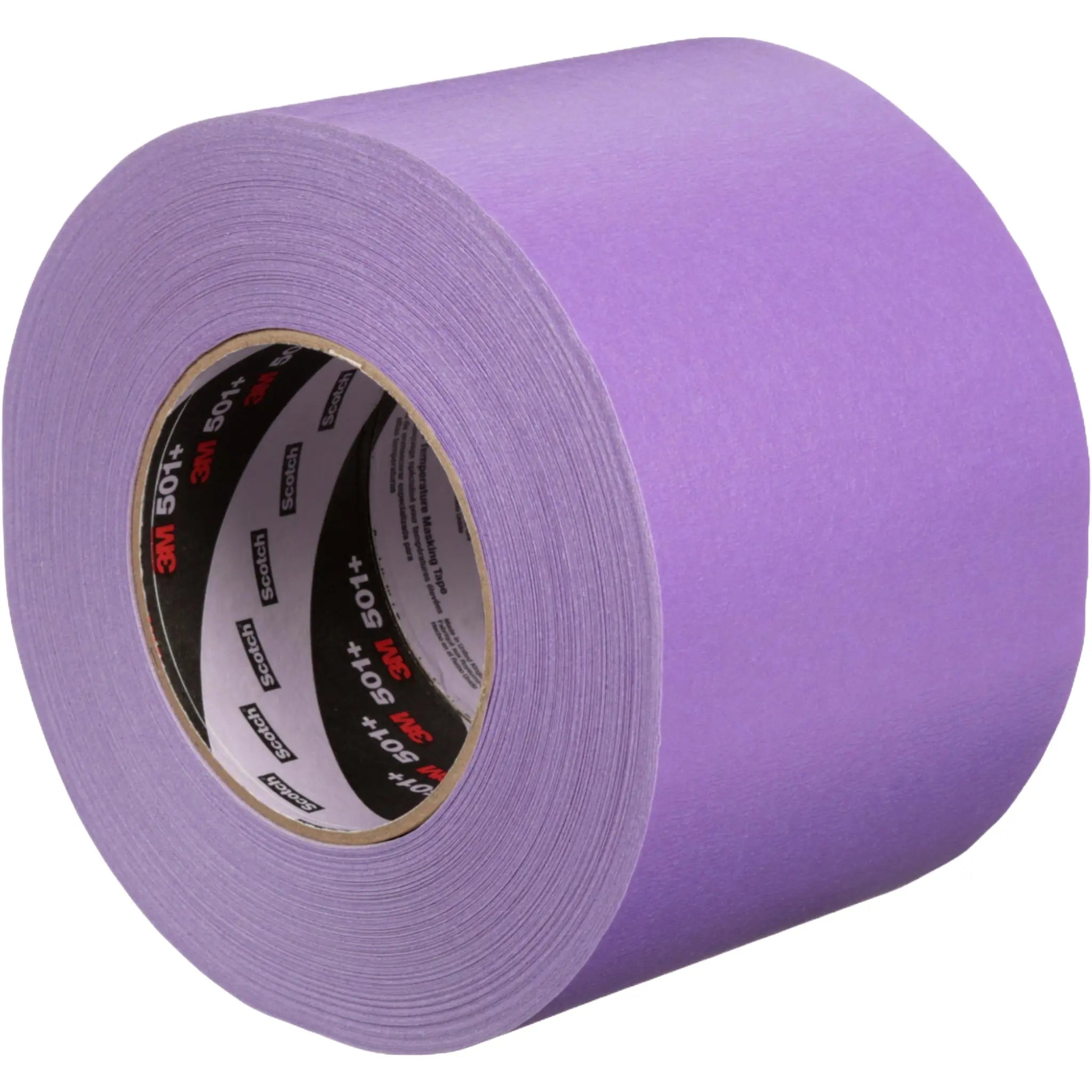 3M Specialty Purple High Temperature Masking Tape 501+ 100 mm x 55 m left side view