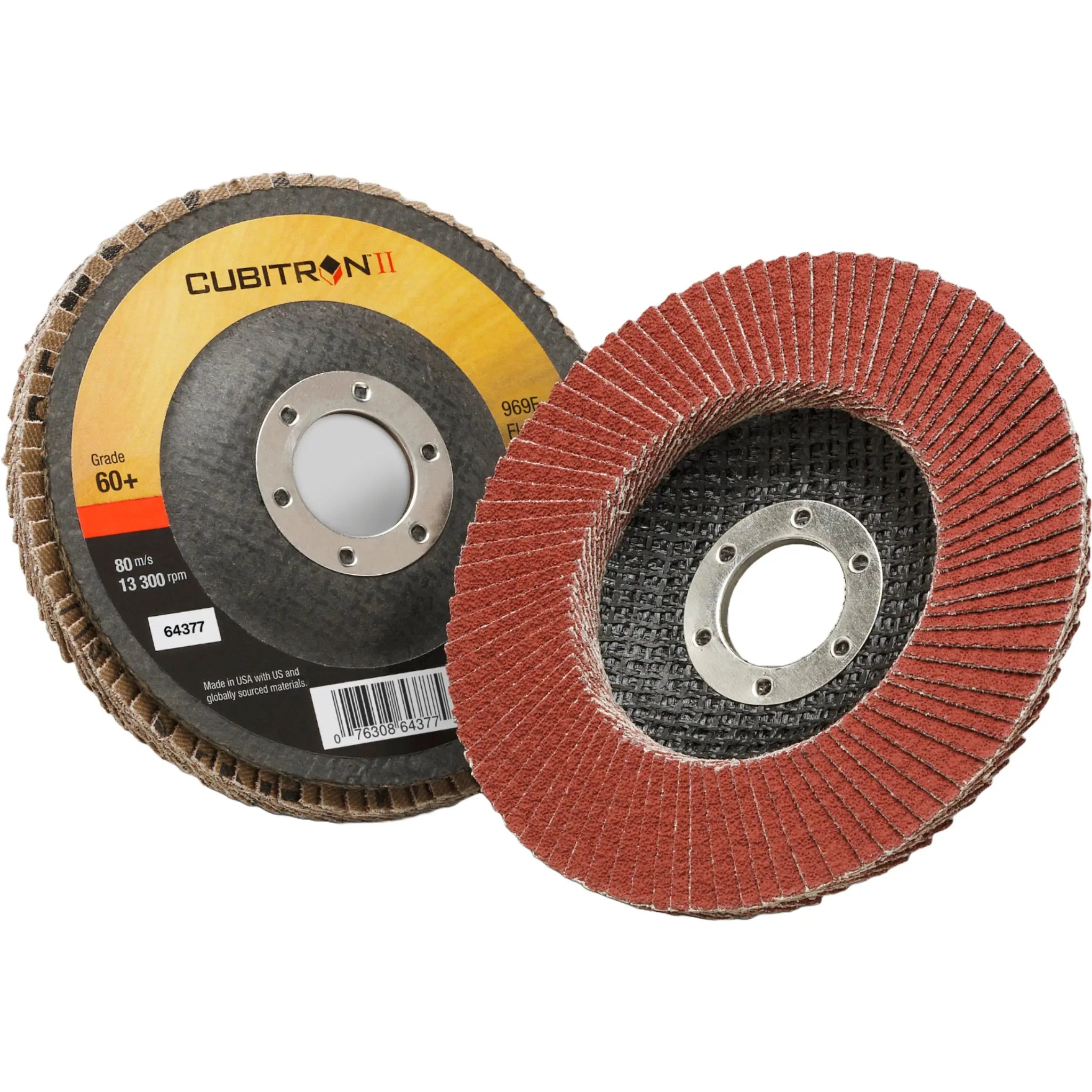 3M Cubitron II Flap Disc 969F 40+ T27 7 in x 7/8 in Giant second image