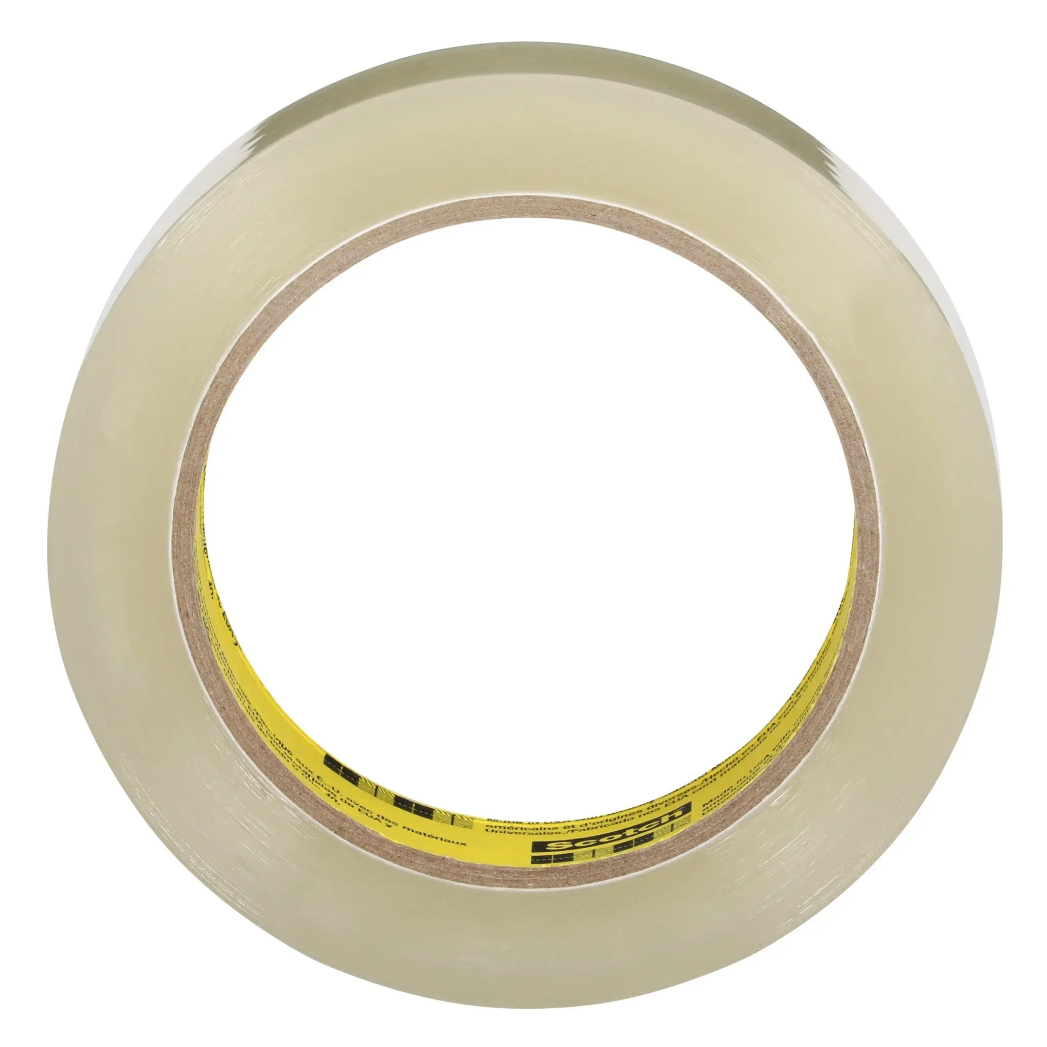 Scotch Light Duty Packaging Tape 600 High Clarity Clear 3/8 in x 72 yd, 1 Roll