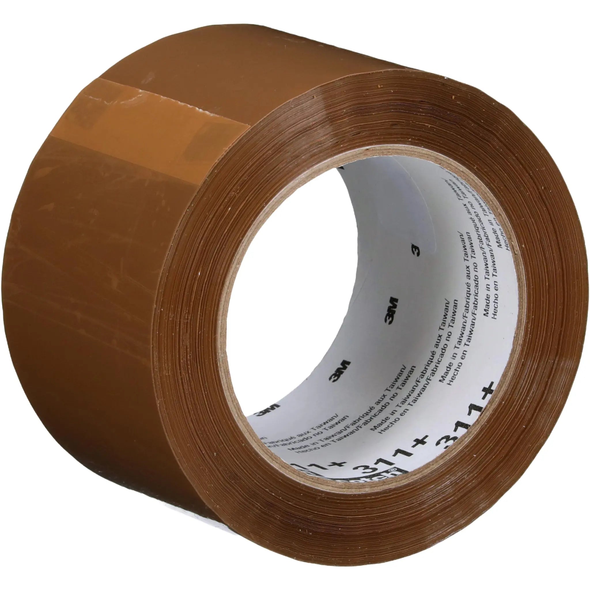 Scotch High Tack Box Sealing Tape 311+ Tan 72 mm x 100 m main image