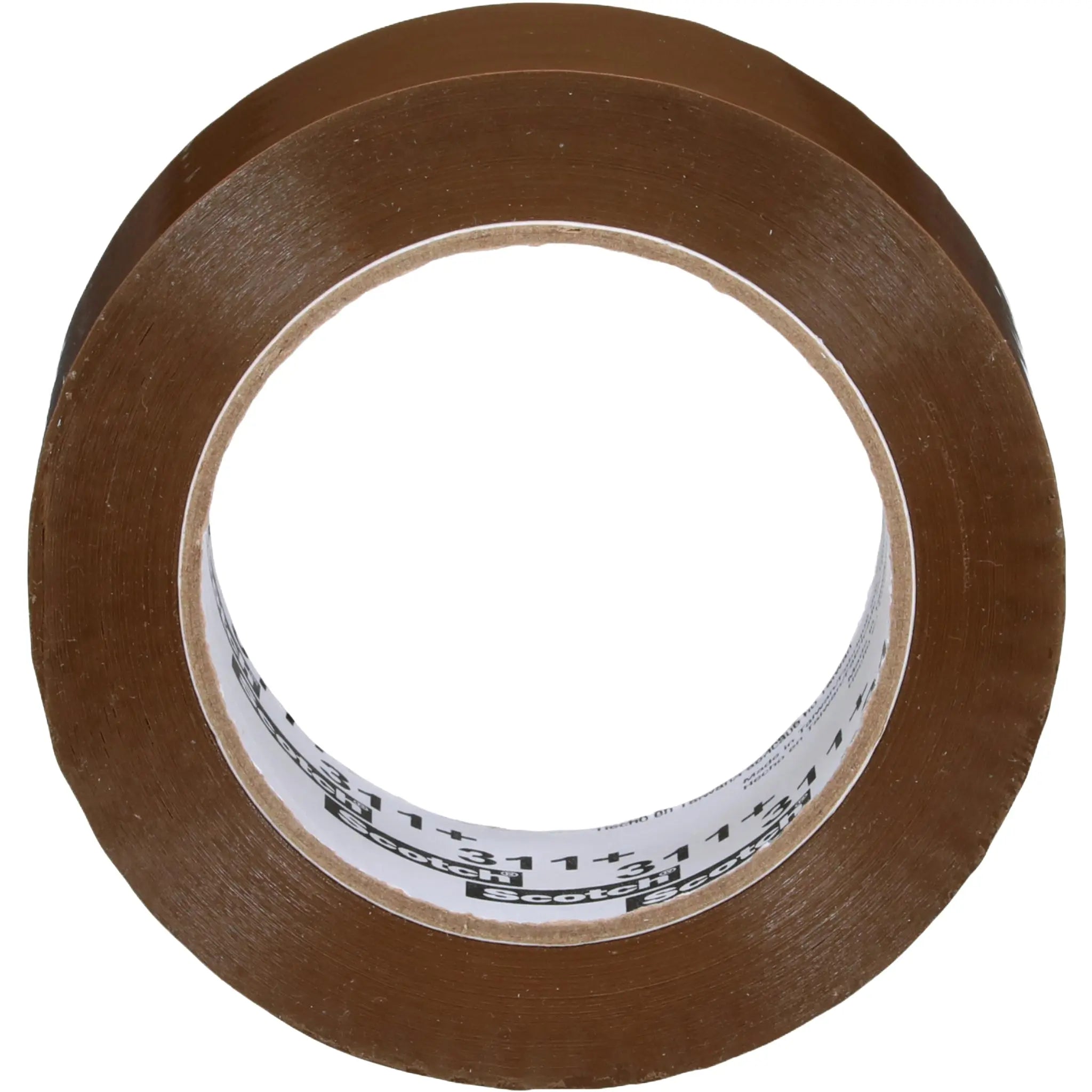 Scotch(R) High Tack Box Sealing Tape 311+ Tan 48 mm x 100 m front view