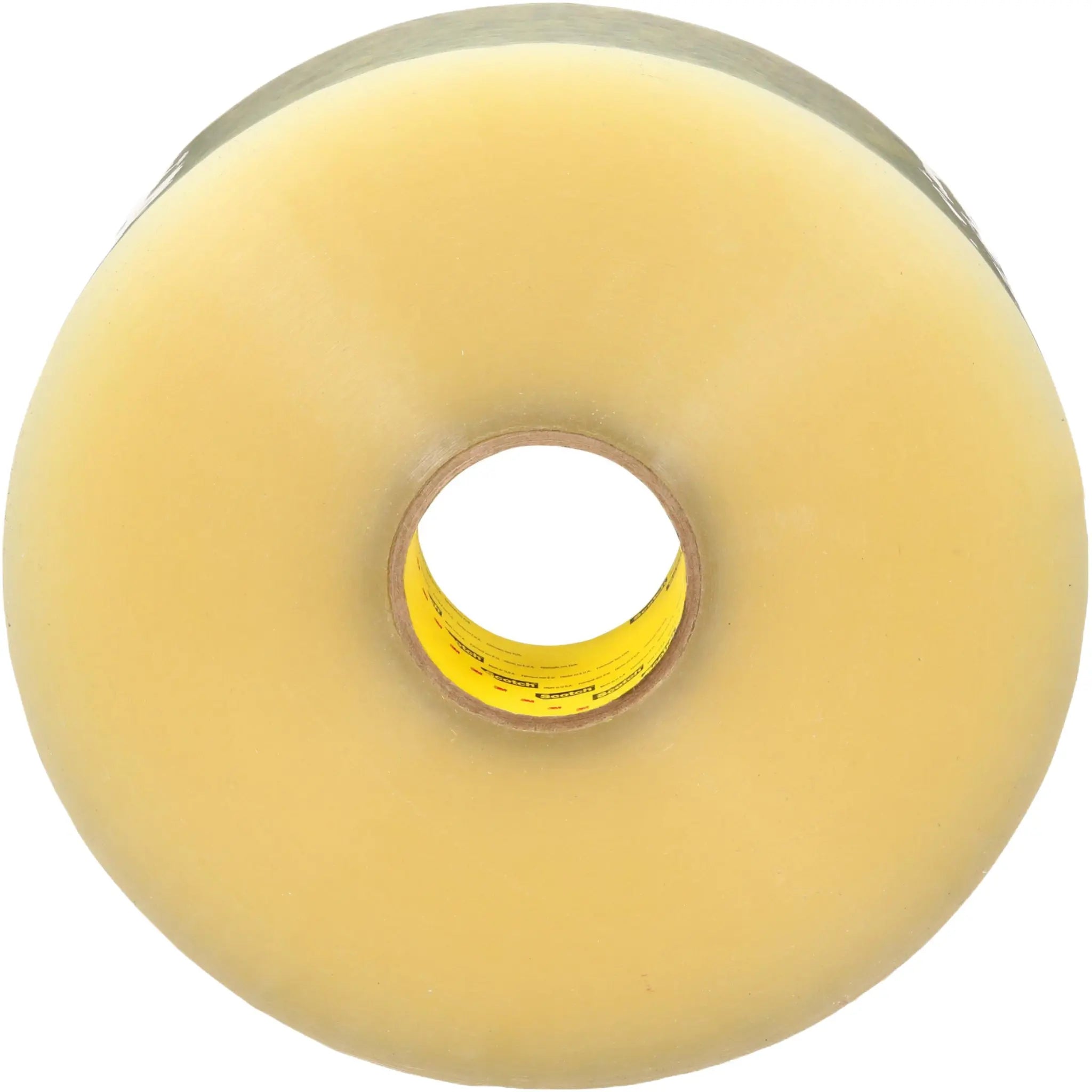 Scotch High Tack Box Sealing Tape 375+ Clear 72 mm x 914 m front view