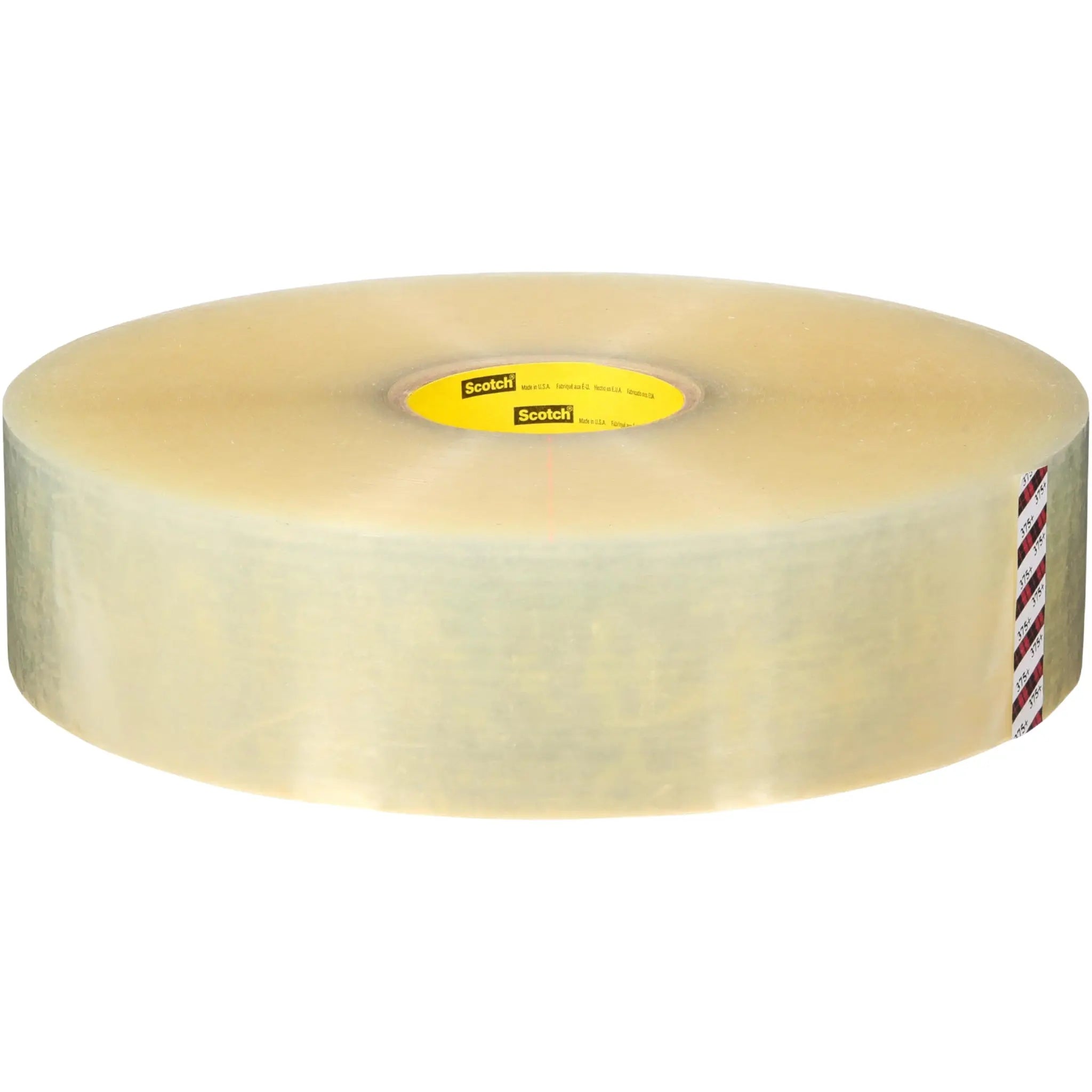 Scotch High Tack Box Sealing Tape 375+ Clear 72 mm x 914 m center view