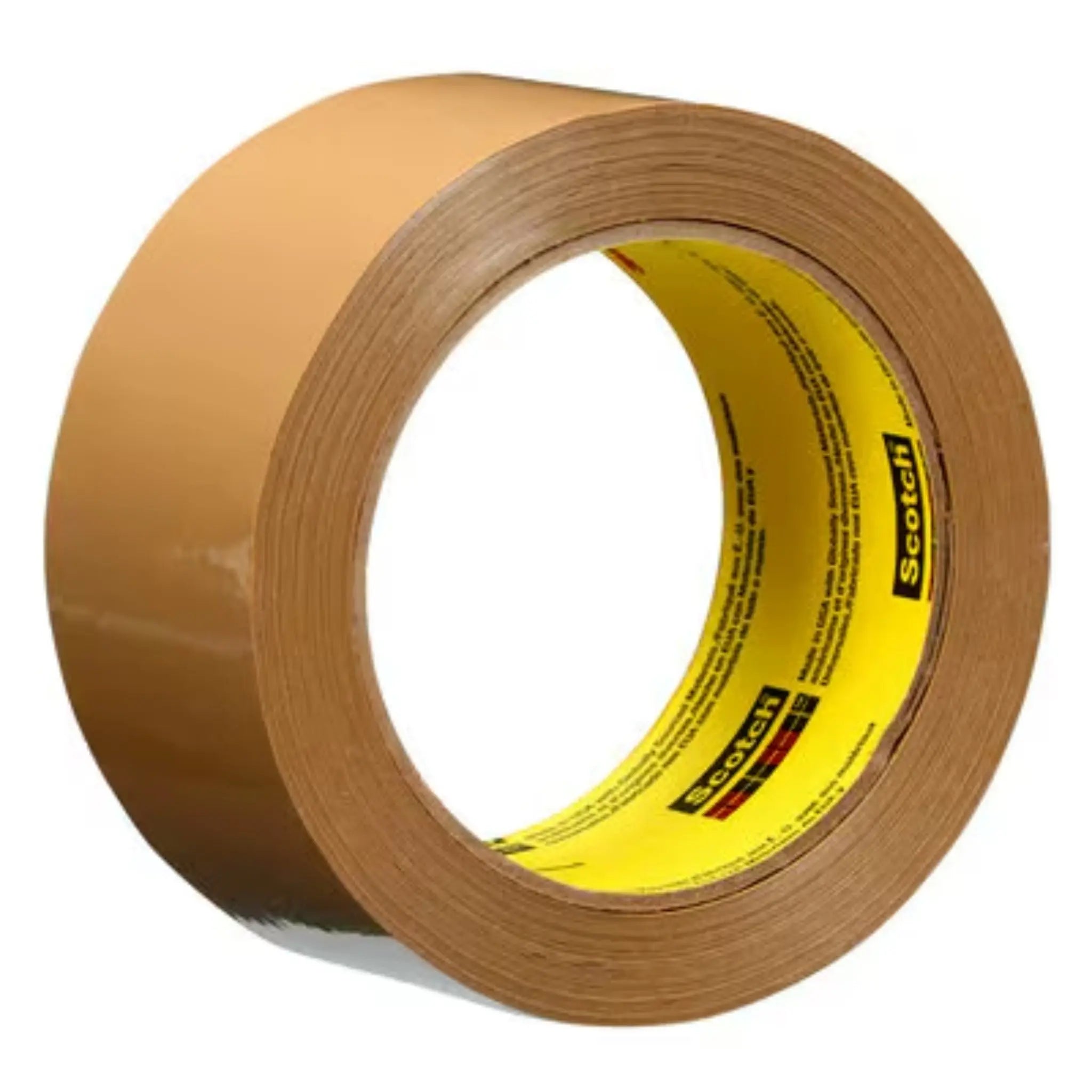 Scotch Box Sealing Tape 375+ High Tack Tan 48 mm x 50 m, 1 Roll, Main Image