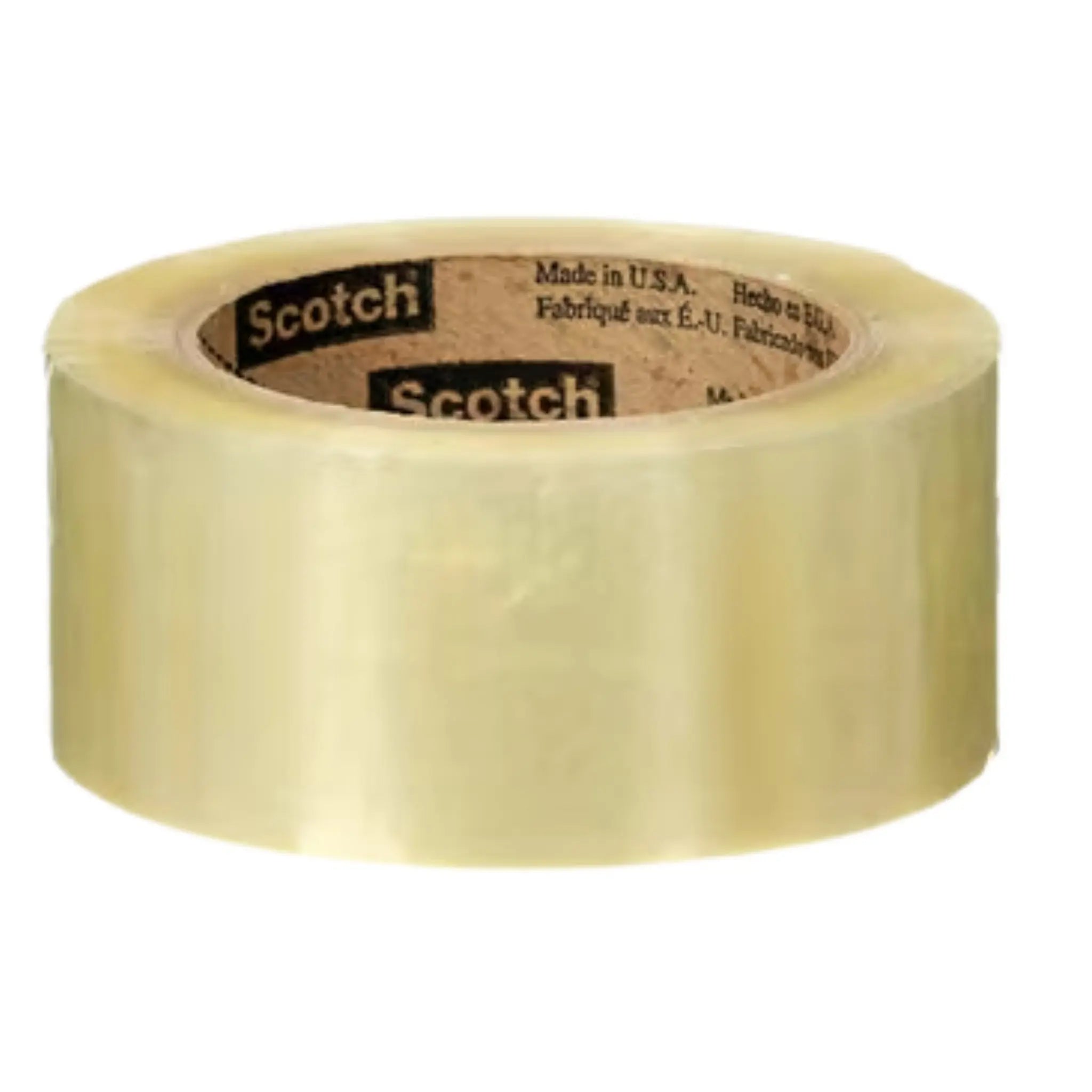Scotch High Tack Box Sealing Tape 371+ Clear 48 mm x 100 m, 1 Roll, Main Image_03