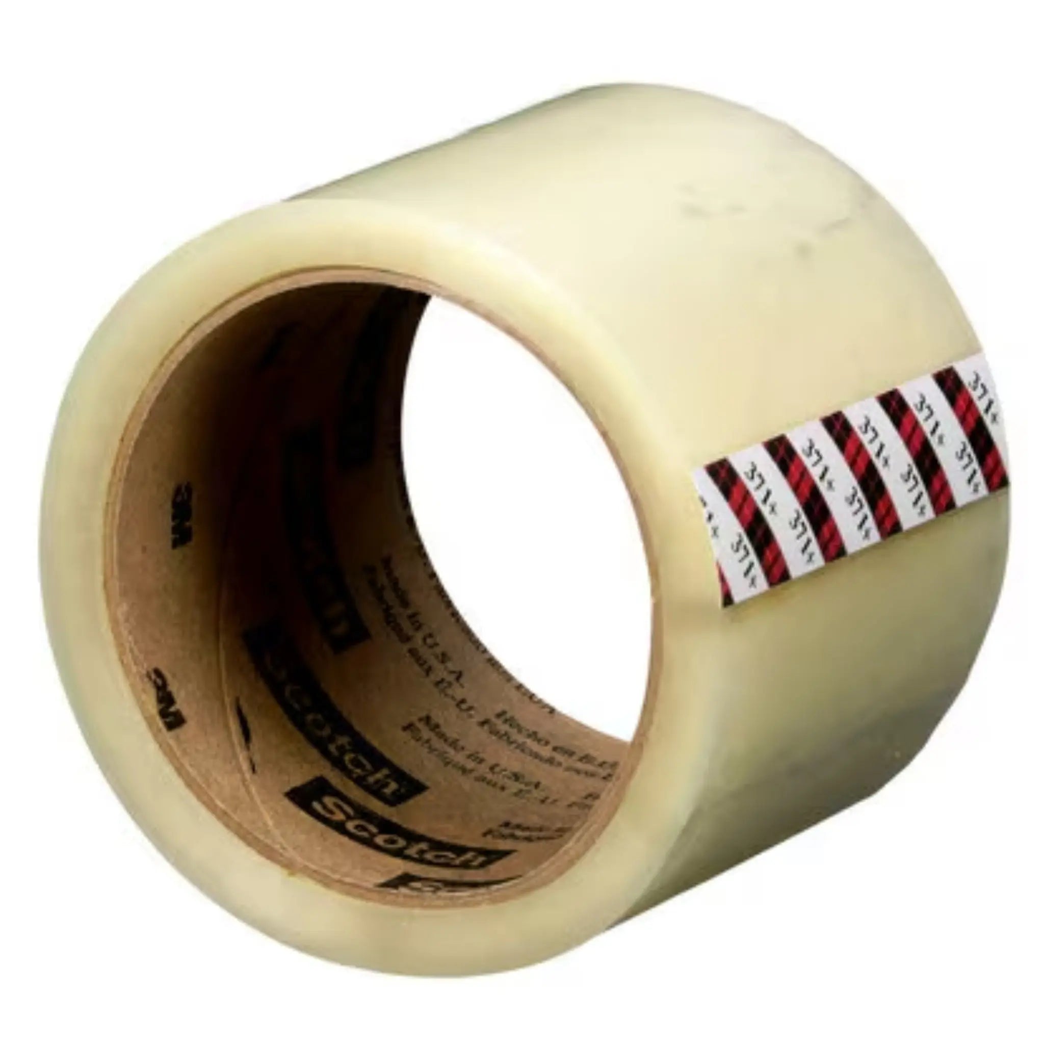 Scotch High Tack Box Sealing Tape 371+ Clear 72 mm x 100 m, 1 Roll, Main Image_04