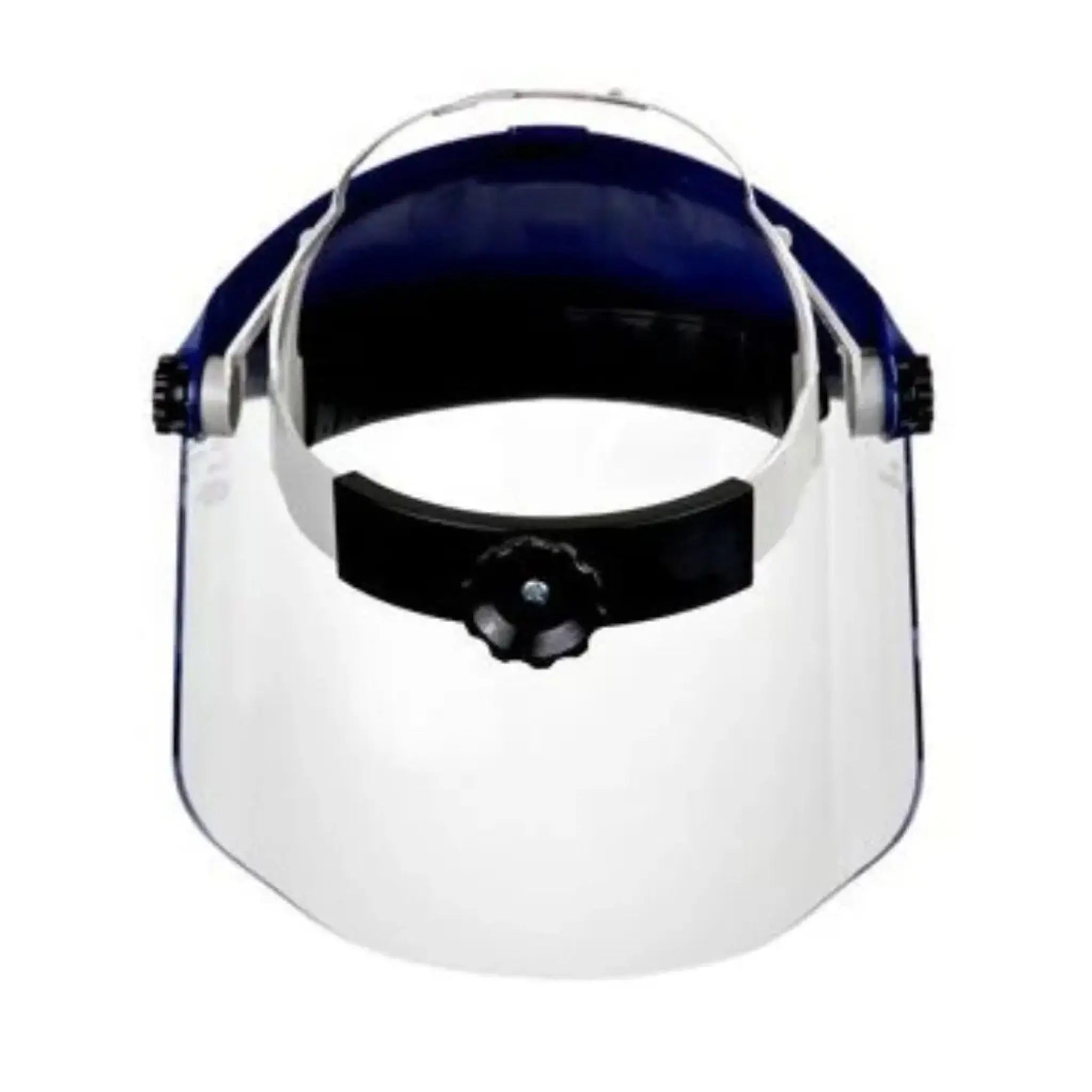 3M™ Ratchet Headgear H8A, 82783-00000, with 3M™ Clear Polycarbonate Faceshield WP96, Back View
