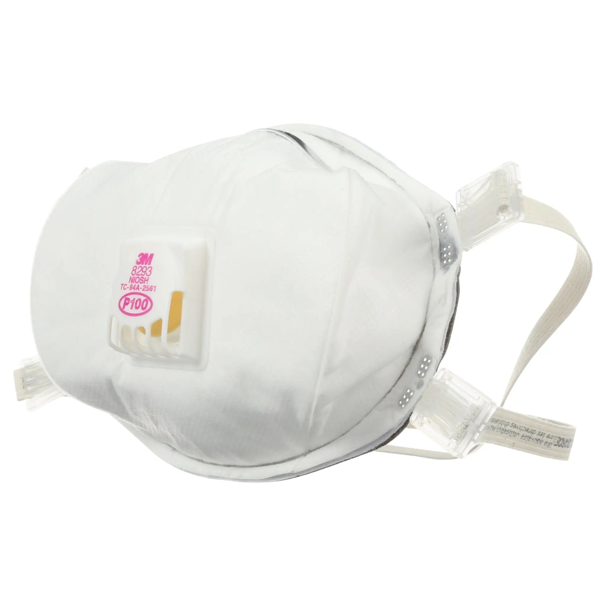 3M 8293 P100 Particulate Respirator, Right Angle View