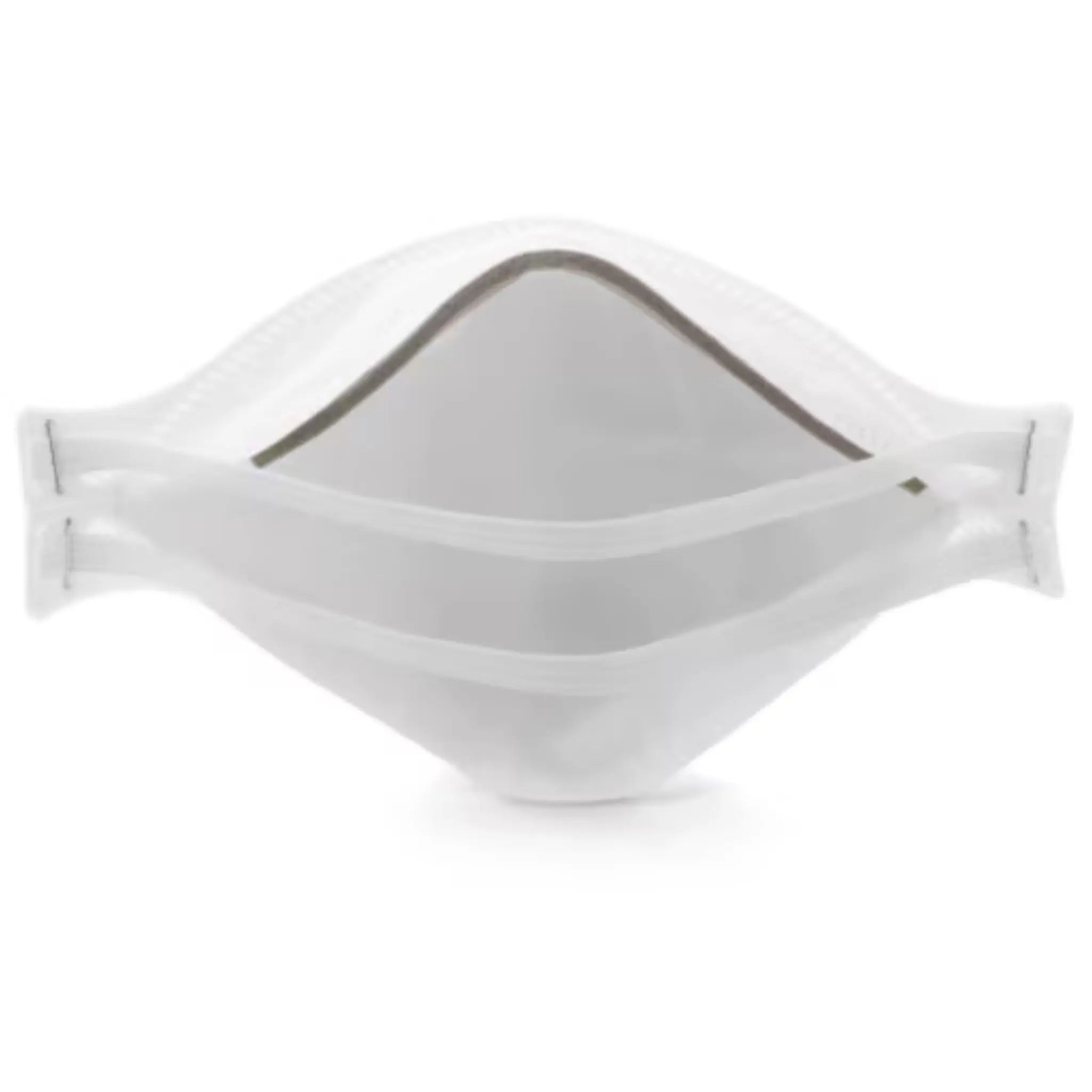 3M 9210+ N95 Aura Particulate Respirator Mask, White, Universal, Back View