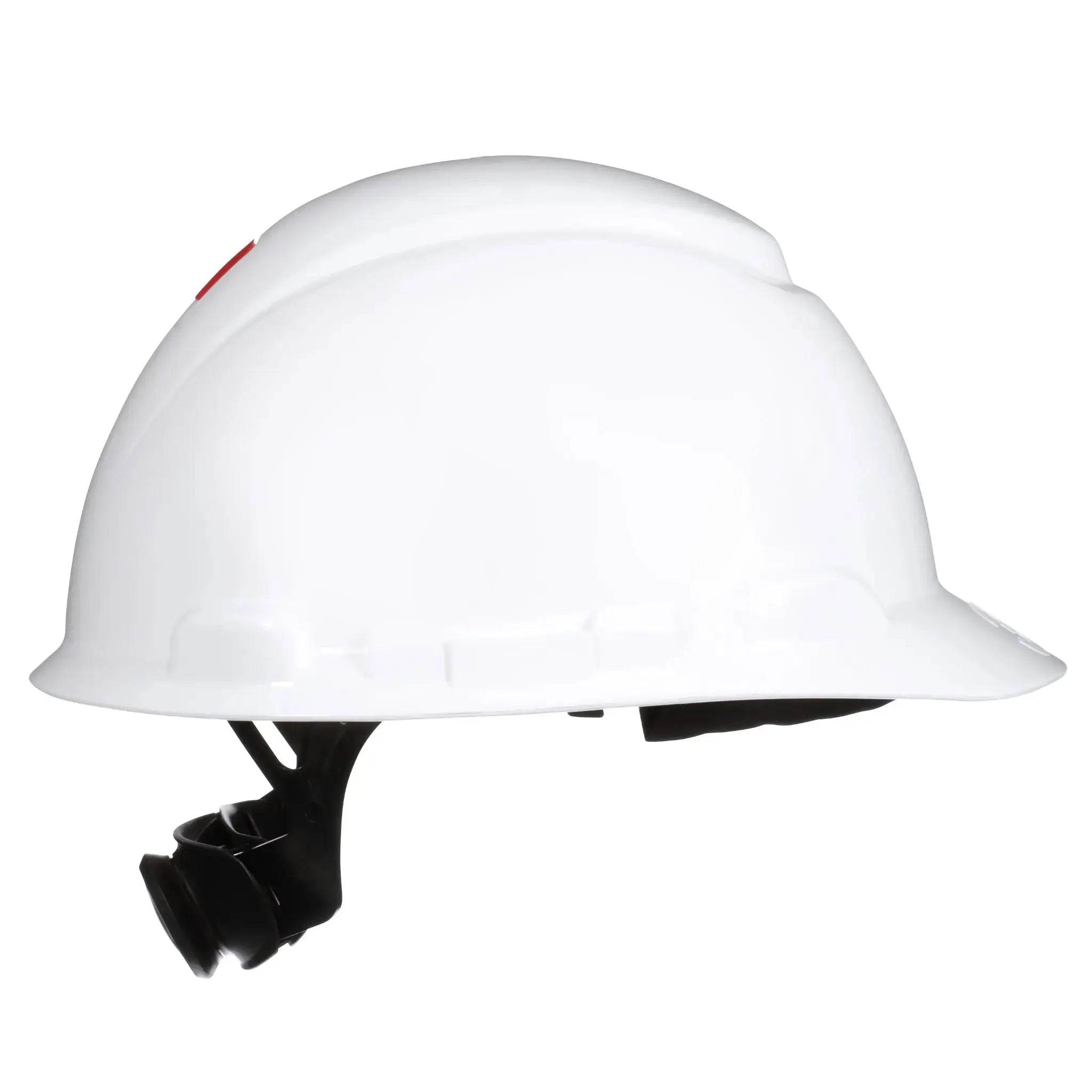 3M SecureFit Hard Hat H-701SFR-UV, White, 4-Point Pressure Diffusion Ratchet Suspension, with Uvicator, 1 Each