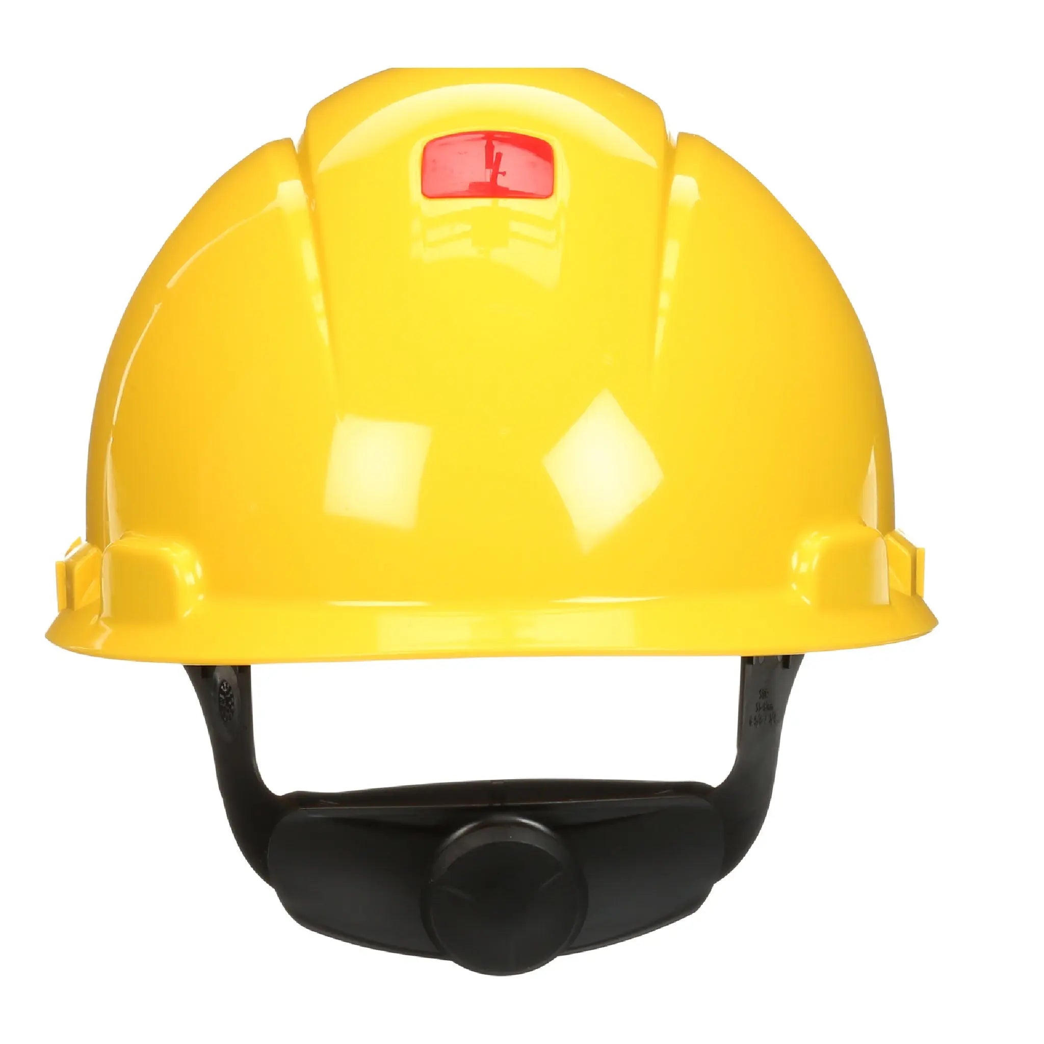 3M SecureFit Hard Hat H-702SFV-UV, Yellow, Vented, 4-Point Pressure Diffusion Ratchet Suspension, with UVicator, 20 ea/Case