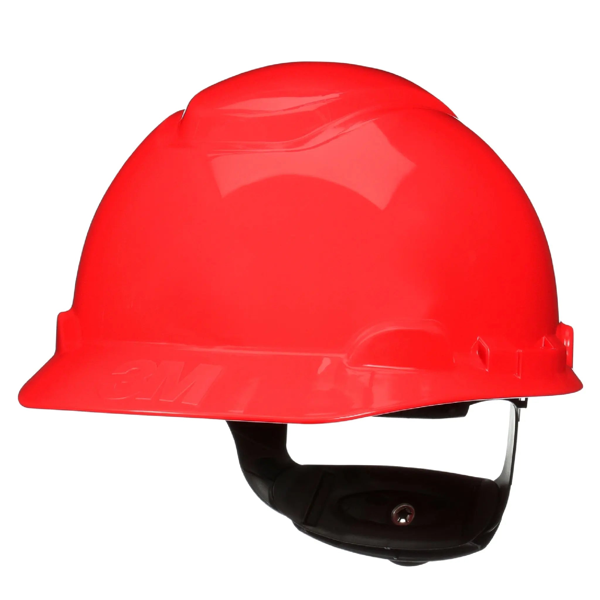 3M SecureFit Hard Hat H-705FR-UV, Red, 4-Point Pressure Diffusion Ratchet Suspension, with Uvicator, 20 ea/Case