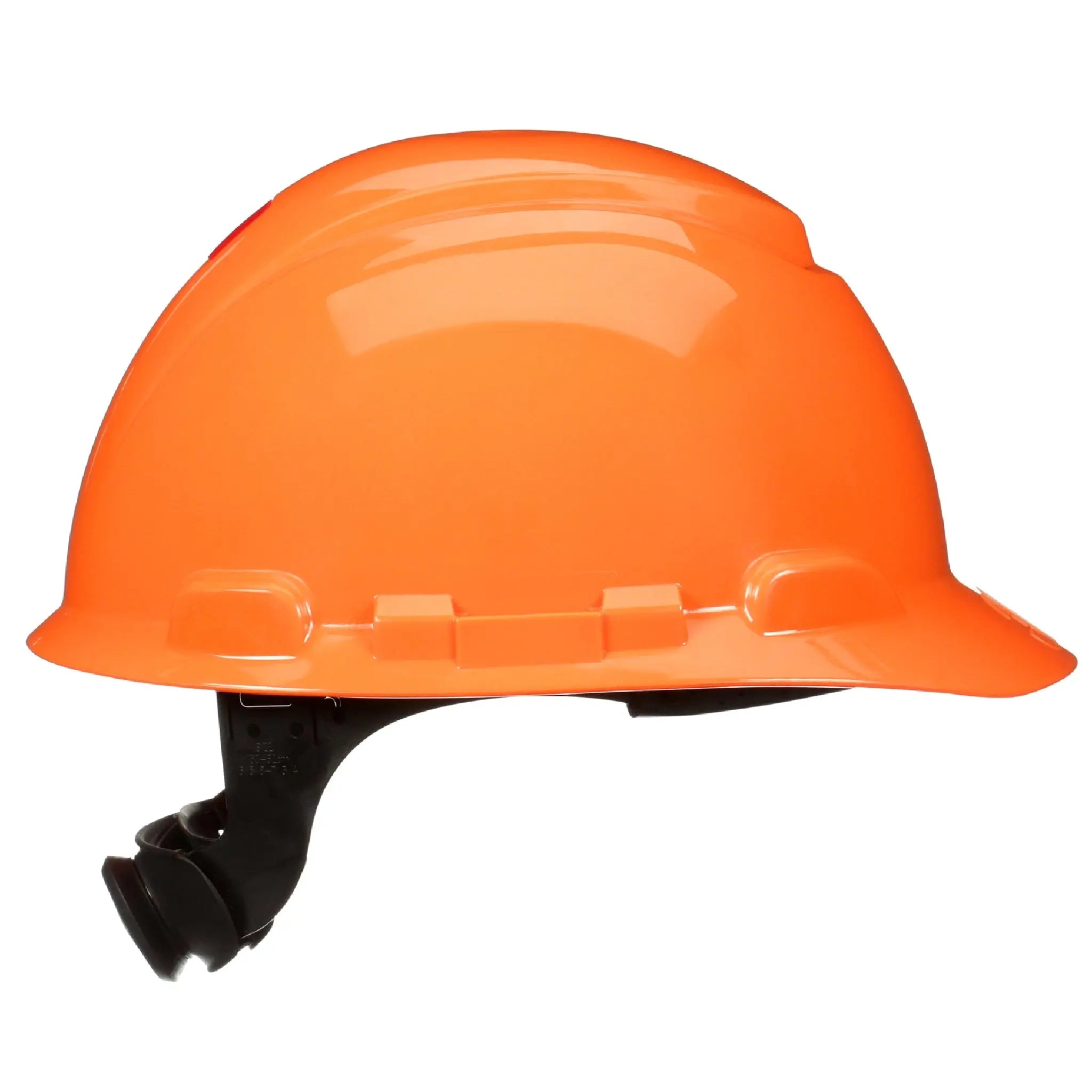 3M SecureFit Hard Hat H-706SFR-UV, Orange, 4-Point Pressure Diffusion Ratchet Suspension, with UVicator, 20 ea/Case