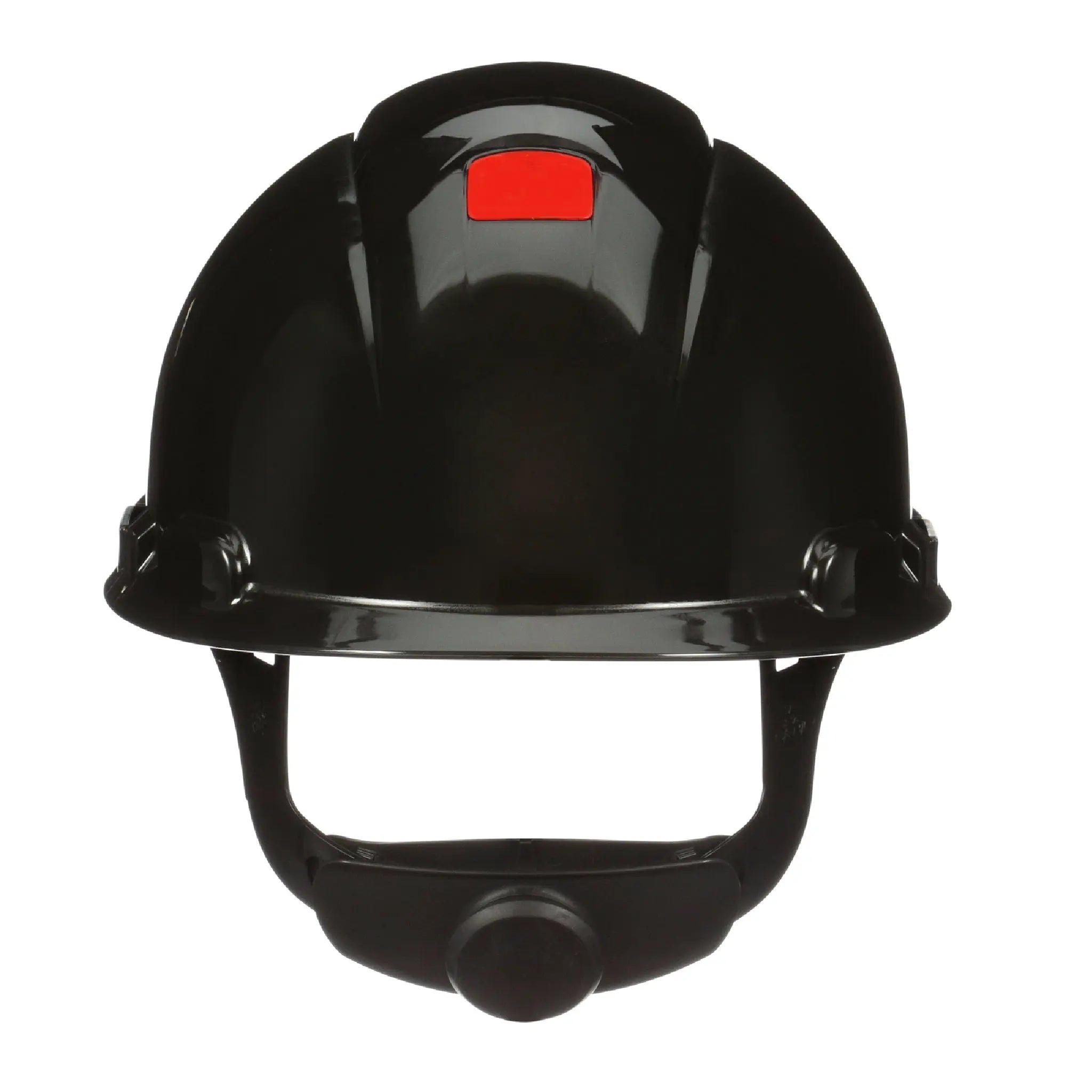 3M SecureFit Hard Hat H-712SFR-UV, Black, 4-Point Pressure Diffusion Ratchet Suspension, with Uvicator, 20 ea/Case