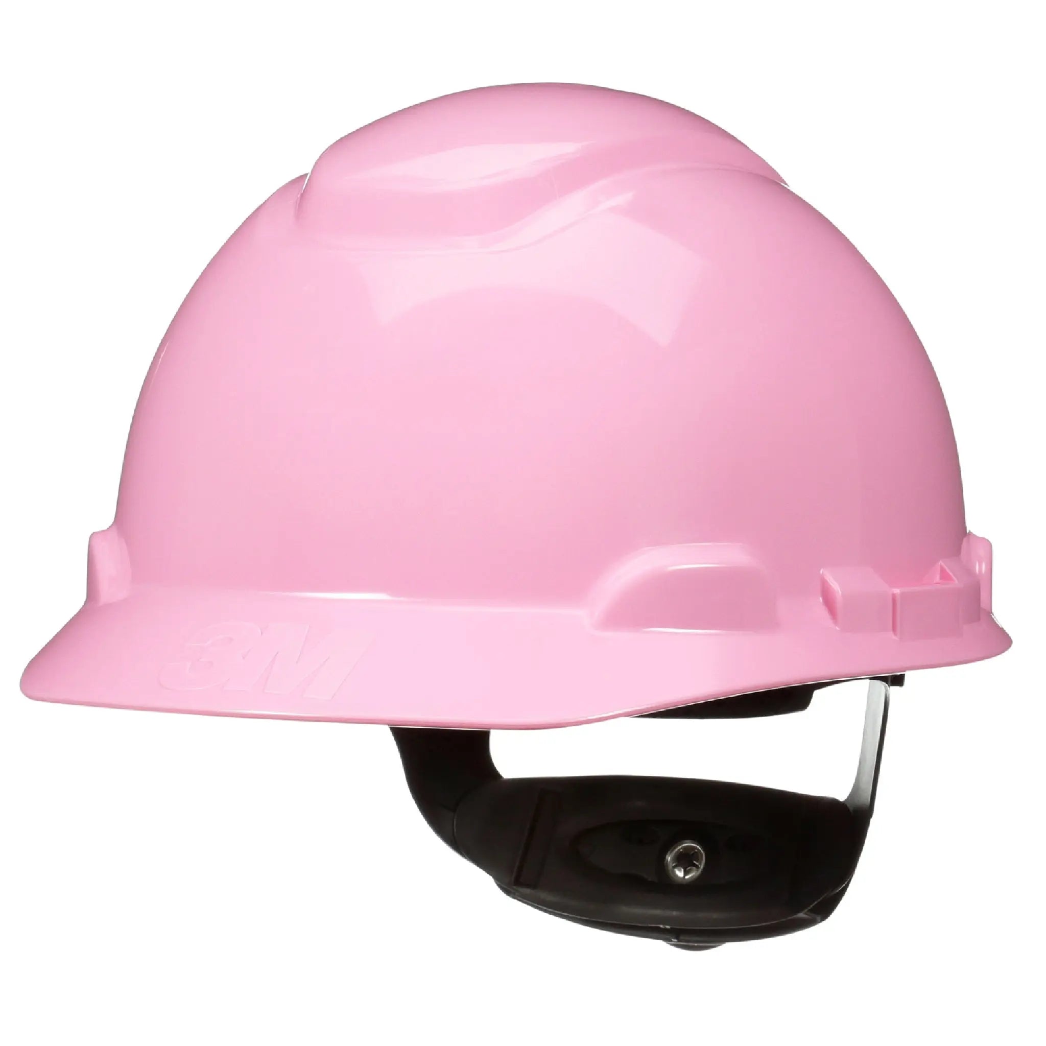3M SecureFit Hard Hat H-713SFR-UV, Pink, 4-Point pressure Diffusion Ratchet Suspension, with Uvicator, 20 ea/Case