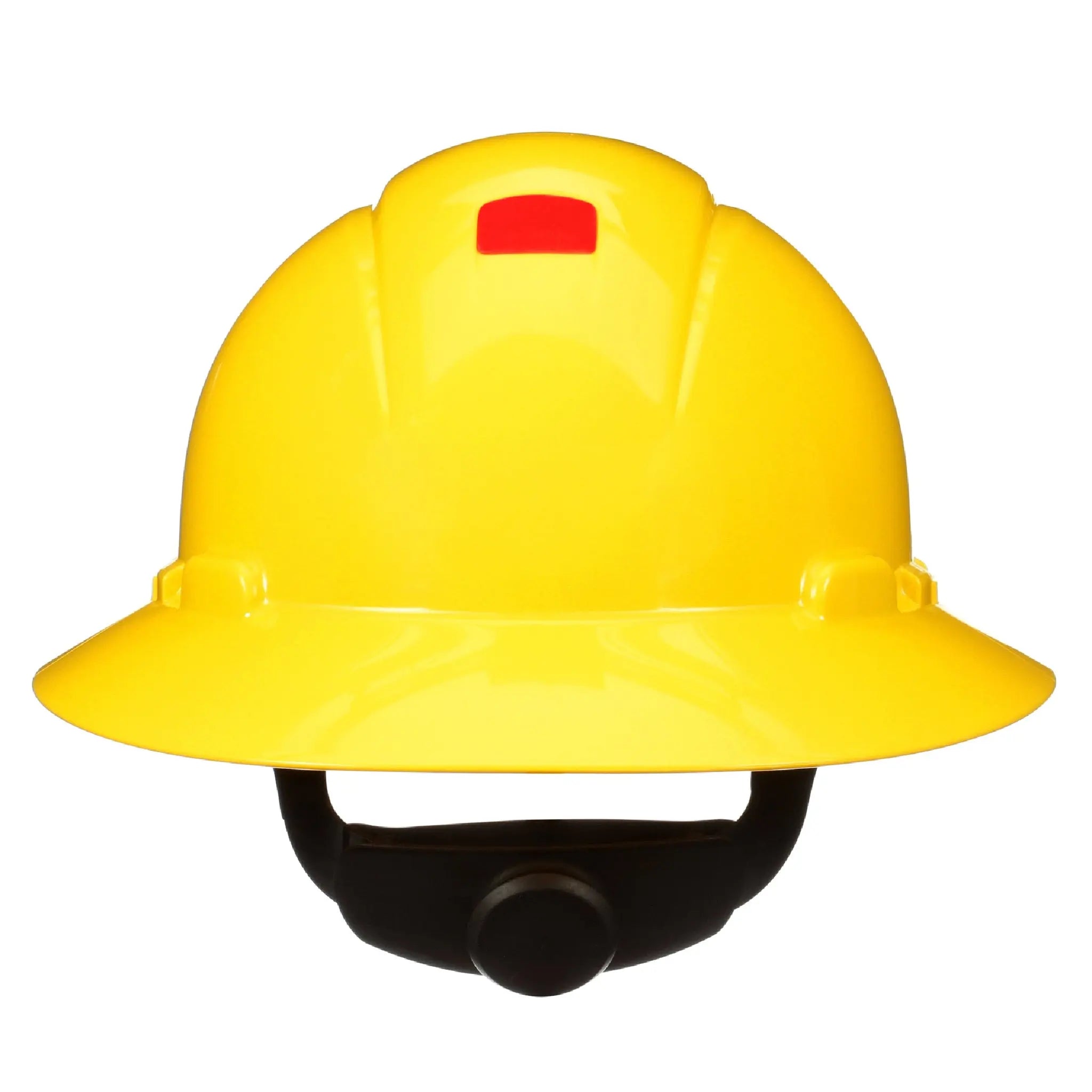 3M SecureFit Full Brim Hard Hat H-802SFR-UV, Yellow, 4-Point Pressure Diffusion Ratchet Suspension, with UVicator, 20 ea/Case