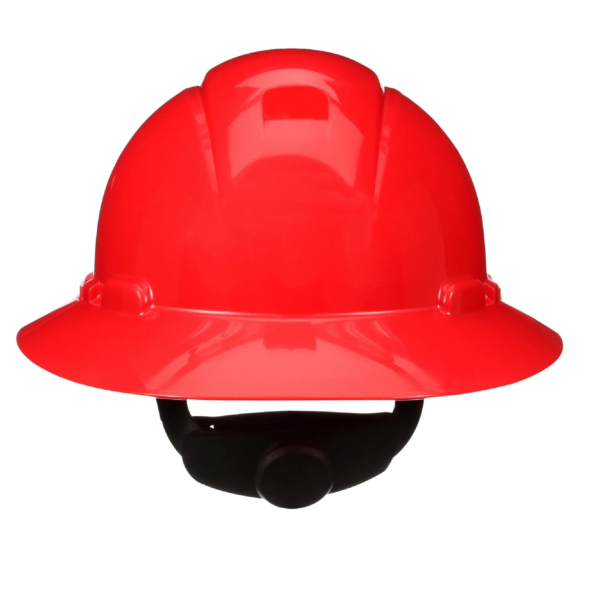 3M SecureFit Full Brim Hard Hat H-805SFR-UV, Red 4-Point Pressure Diffusion Ratchet Suspension, with Uvicator, 20 ea/Case