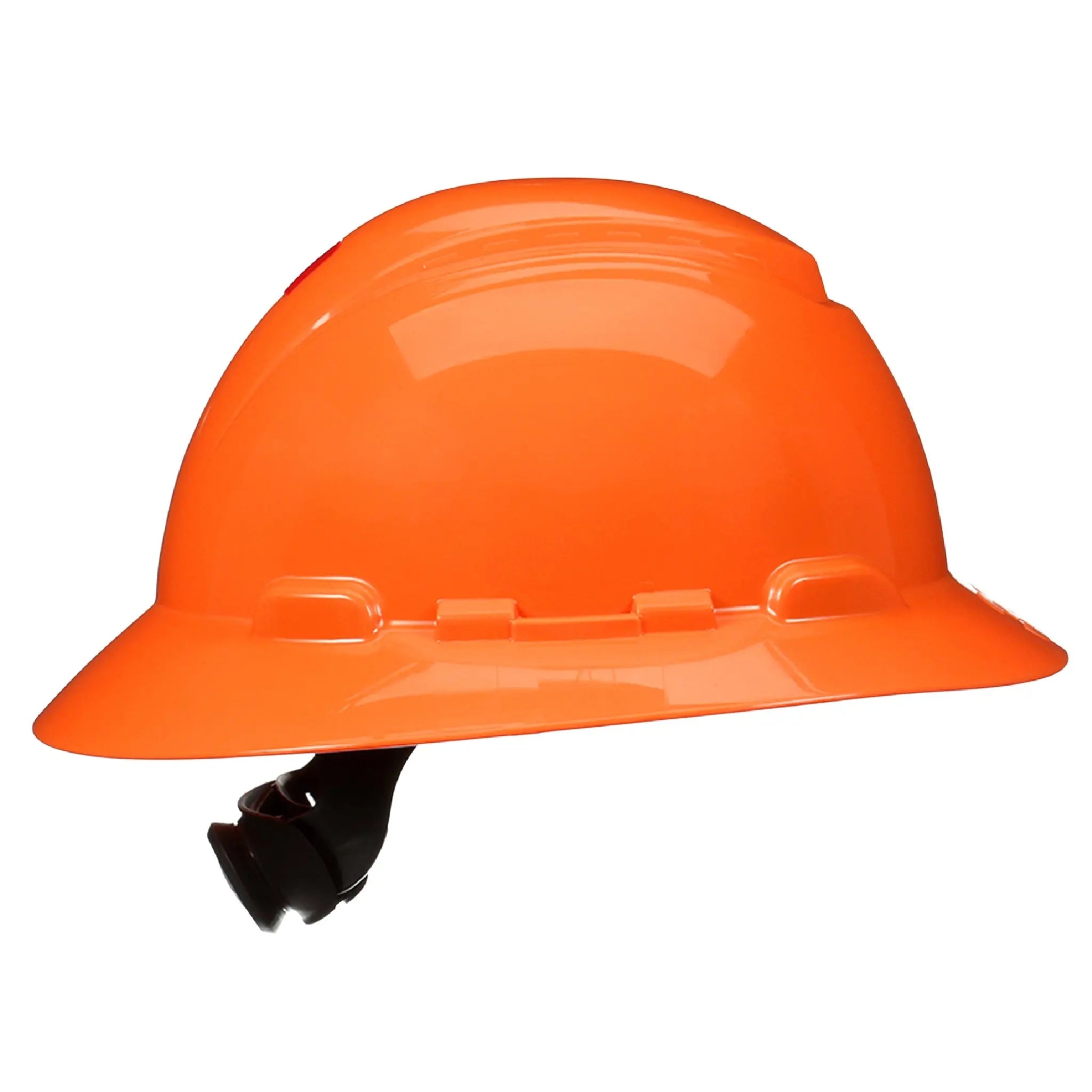 3M SecureFit Full Brim Hard Hat H-806SFR-UV, Orange 4-Point pressure Diffusion Ratchet Suspension, with Uvicator, 20 ea/Case