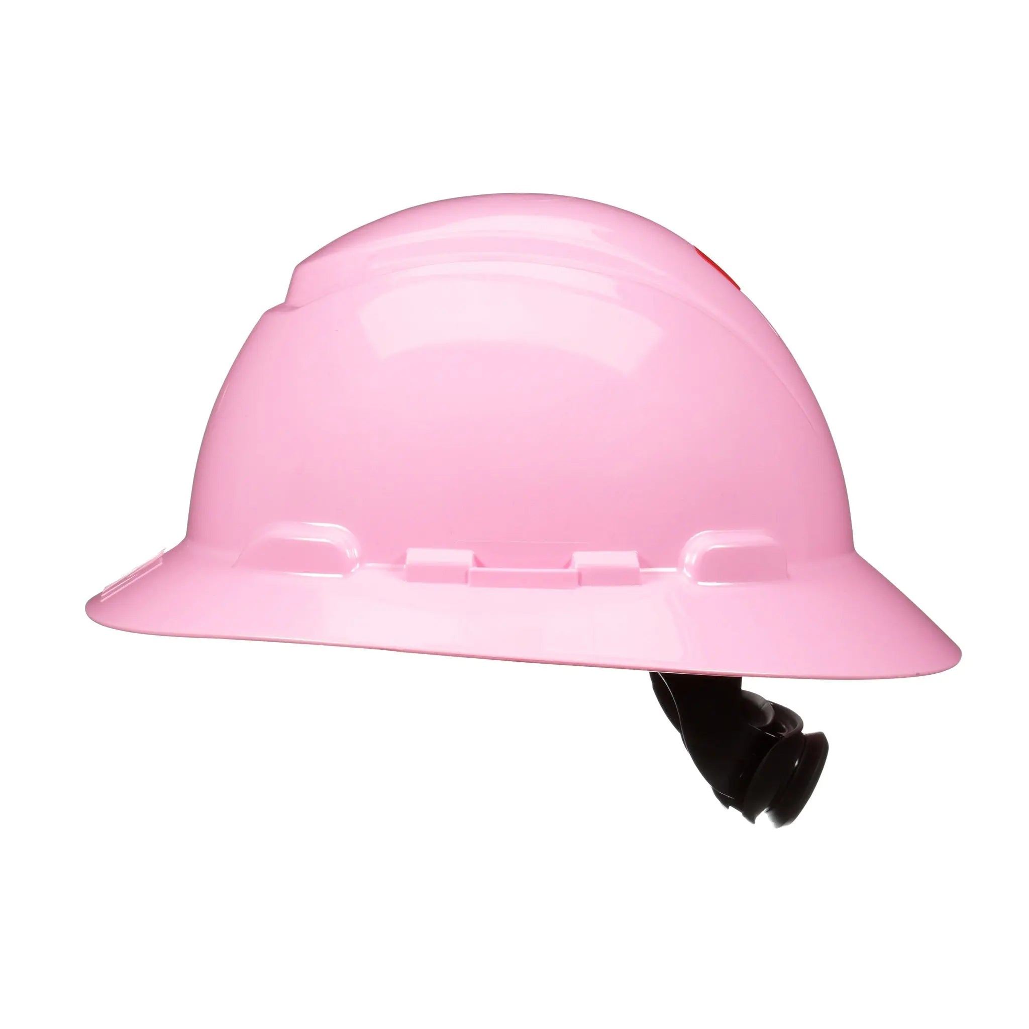 3M SecureFit Full Brim Hard Hat H-813SFR-UV, Pink, 4-Point Pressure Diffusion Ratchet Suspension, with Uvicator, 20 ea/Case