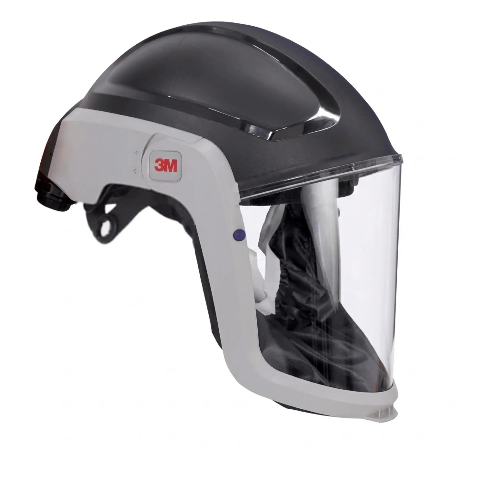 3M Versaflo M-307 Respiratory Hardhat Assembly with Premium Visor and Faceseal, Black, Case of 1