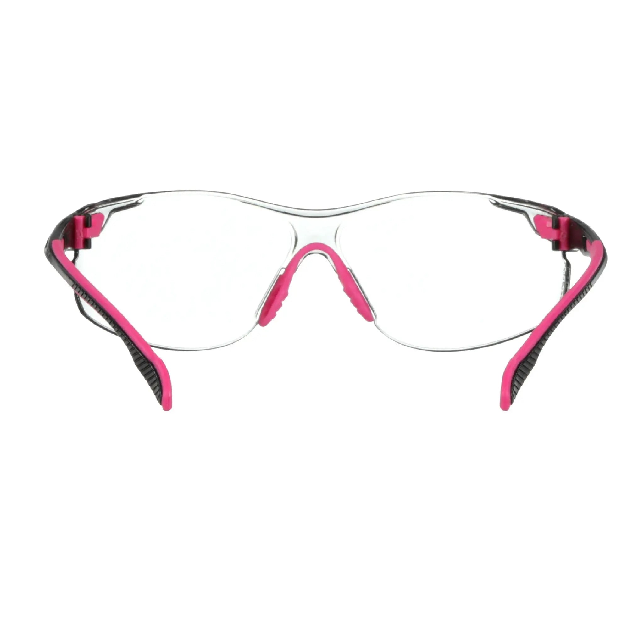 3M Solus 1000-Series Safety Glasses S1401SGAF, Pink/Black, ClearScotchgard Anti-fog Lens, 20 EA/Case