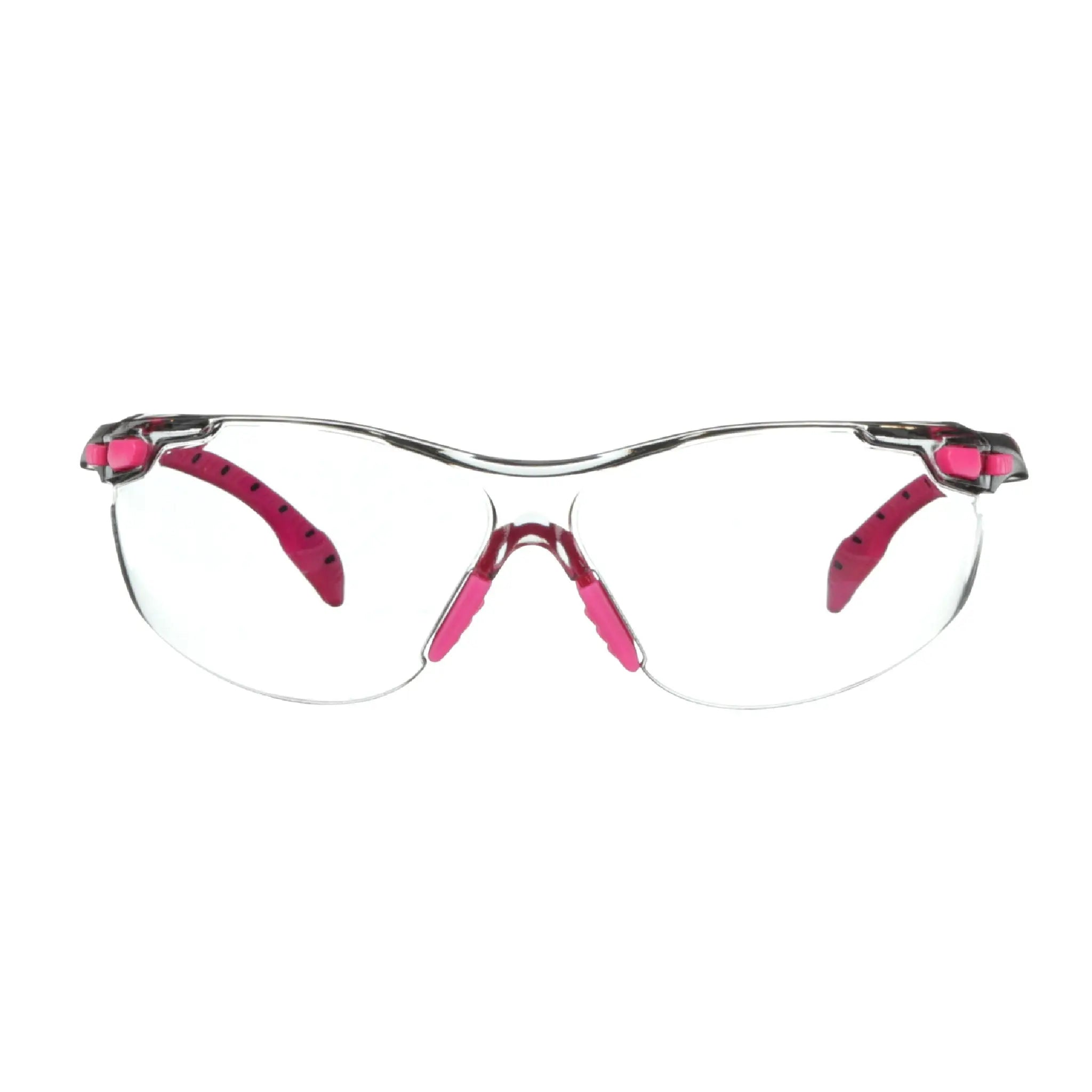 3M Solus 1000-Series Safety Glasses S1401SGAF, Pink/Black, ClearScotchgard Anti-fog Lens, 20 EA/Case