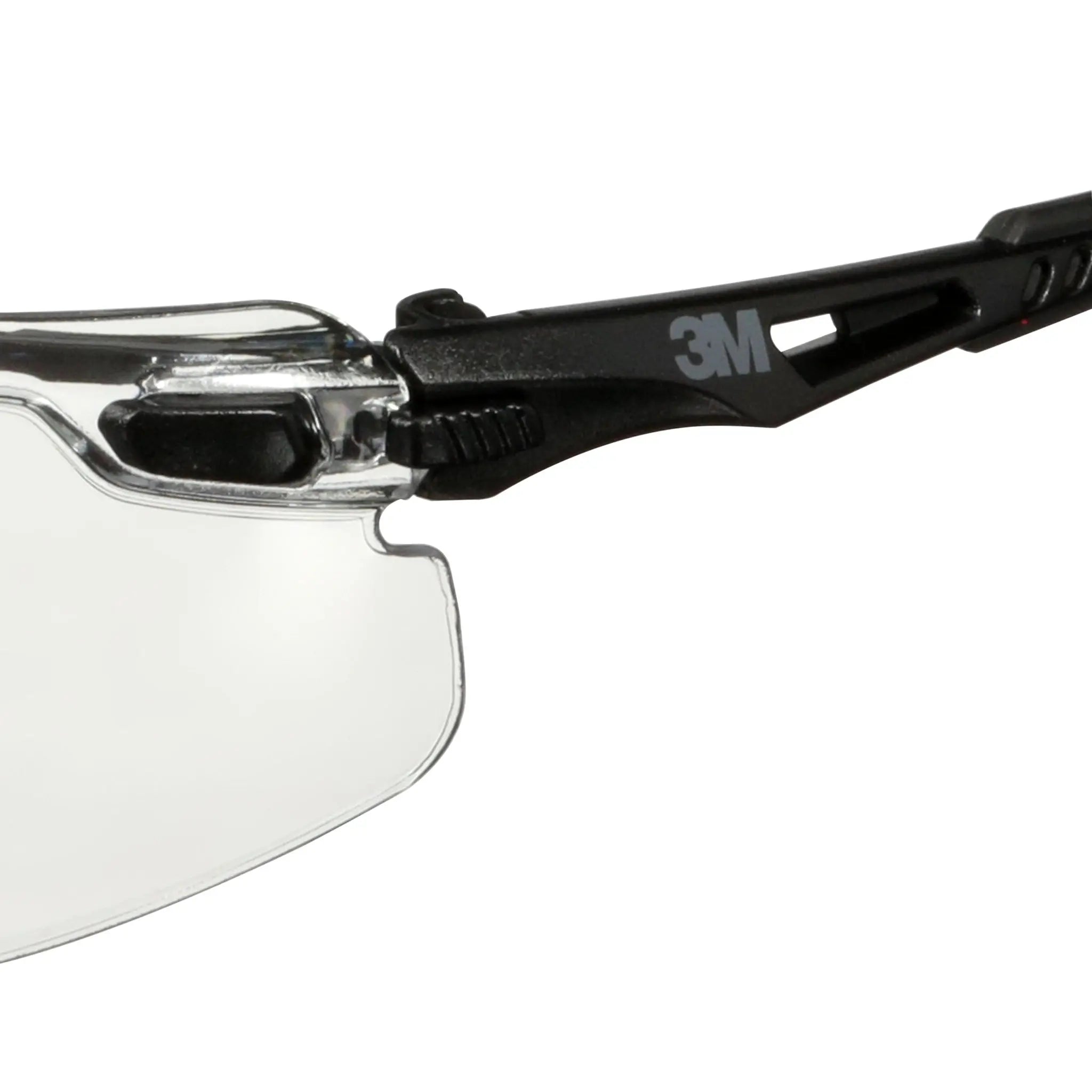 3M Solus 1000 Series, S1501SGAF, Black Temples, Scotchgard Anti-Fog Coating, Clear AF-AS lens, 20 ea-Case