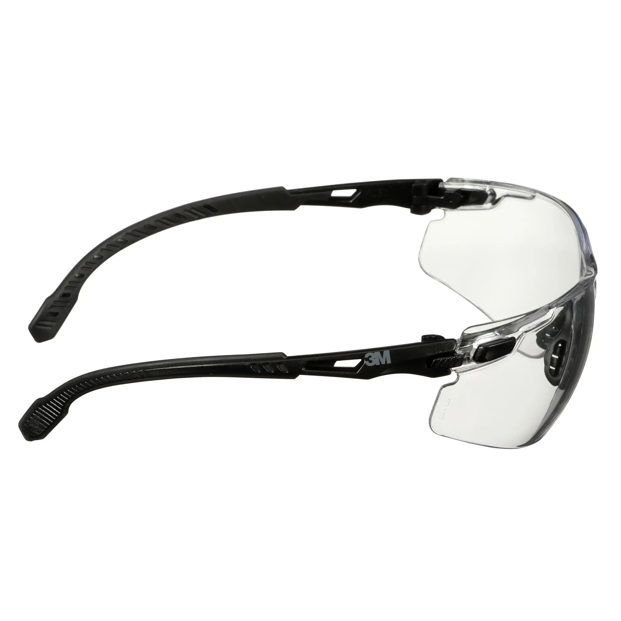 3M Solus 1000 Series, S1501SGAF, Black Temples, Scotchgard Anti-Fog Coating, Clear AF-AS lens, 20 ea-Case