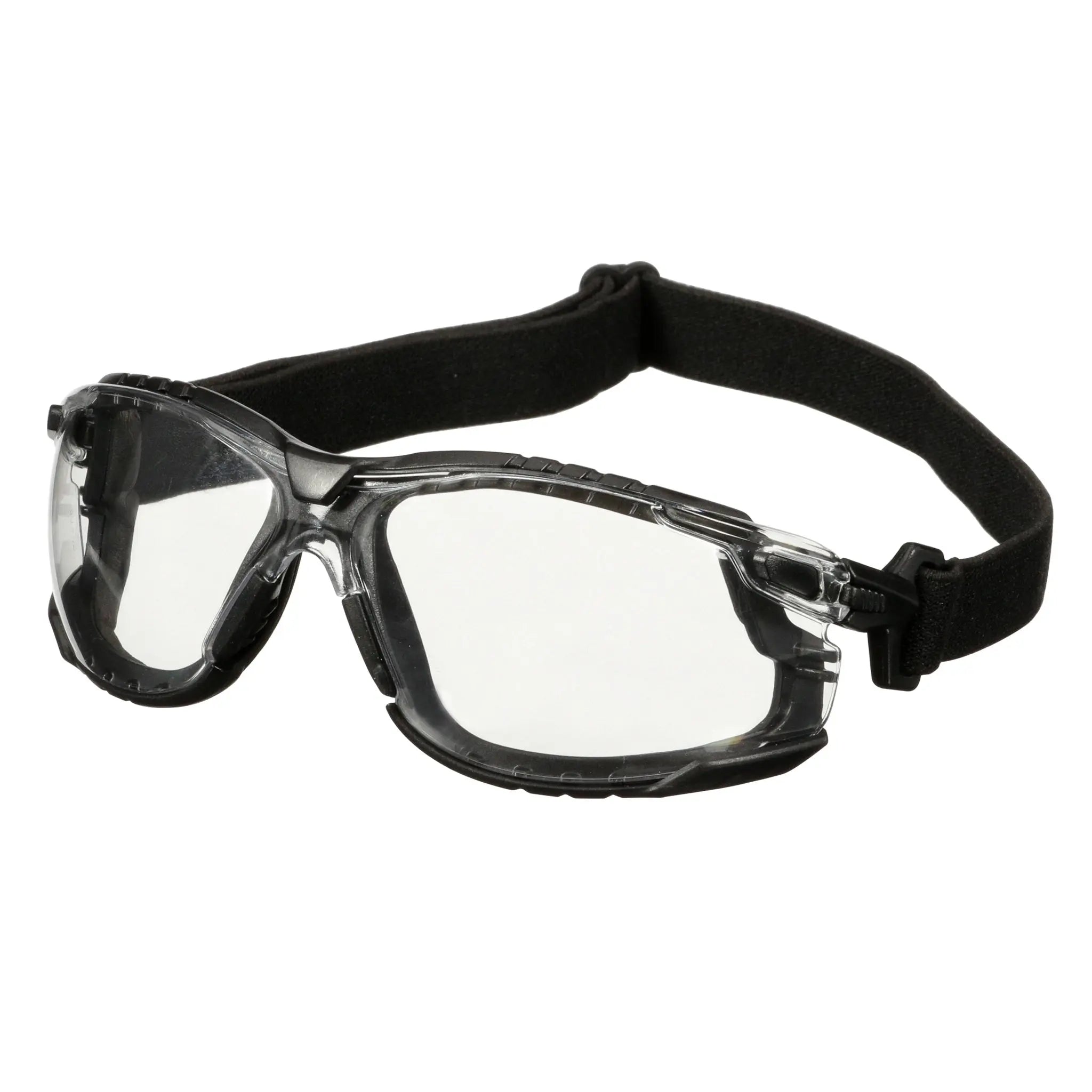 3M Solus 1000 Series S1501SGAF-KT, Blk Temples, Scotchgard Anti-Fog Coating, Clear AF-AS lens, Foam/Strap, 20 ea/Case