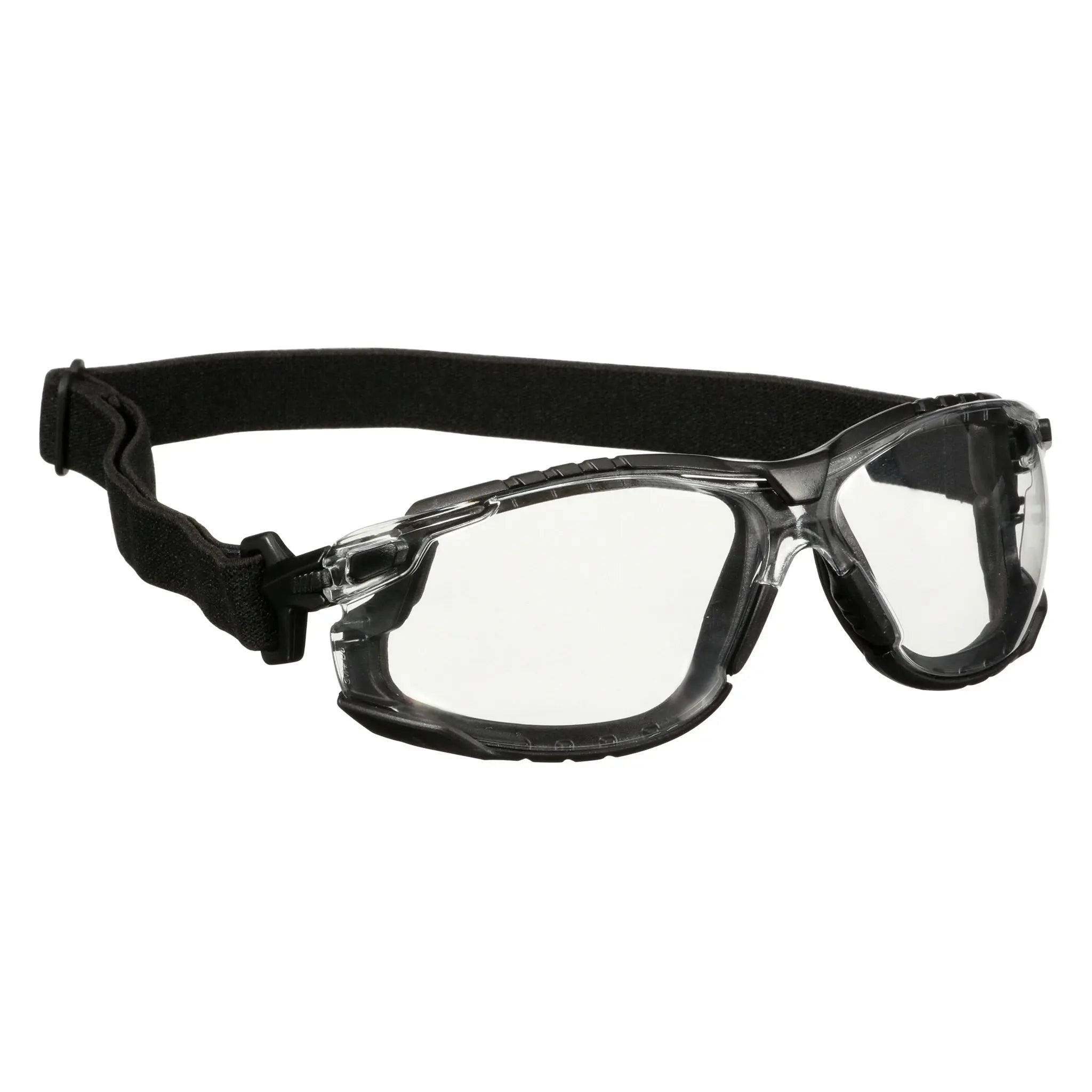 3M Solus 1000 Series S1501SGAF-KT, Blk Temples, Scotchgard Anti-Fog Coating, Clear AF-AS lens, Foam/Strap, 20 ea/Case