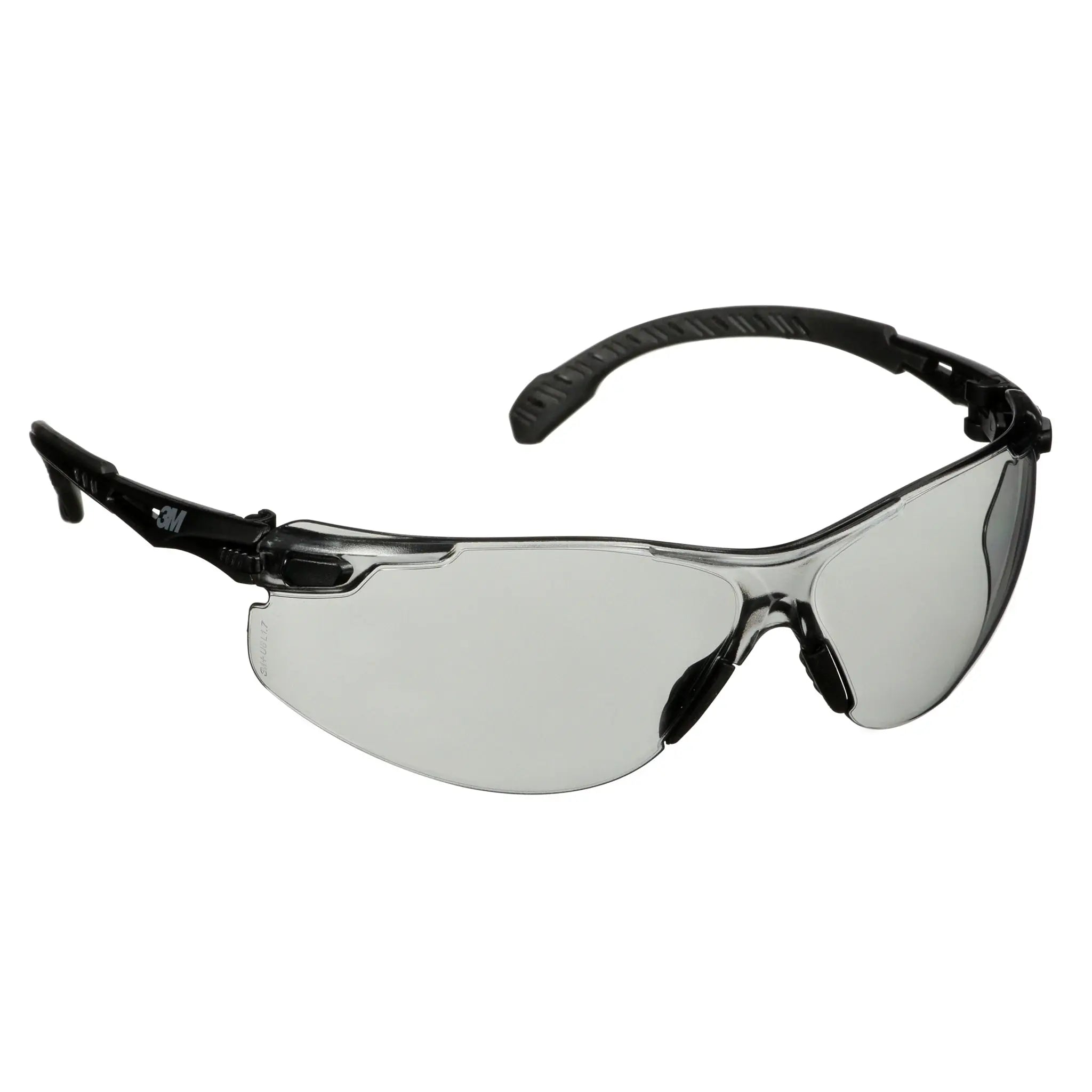 3M Solus 1000 Series, S1507SGAF, Black Temples, Scotchgard Anti-Fog Coating, Indoor-Outdoor Gray AF-AS lens, 20 ea-Case