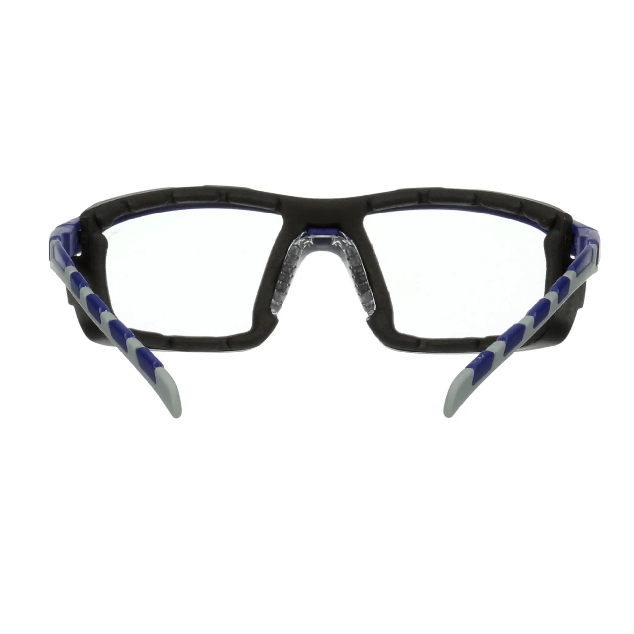 3M Solus 2000 Series, S2001SGAF-BGR-F, Gray/Blue-Green Temples,Scotchgard Anti-Fog Coating, Clear AF-AS lens,Foam Gskt 20ea/csÂ