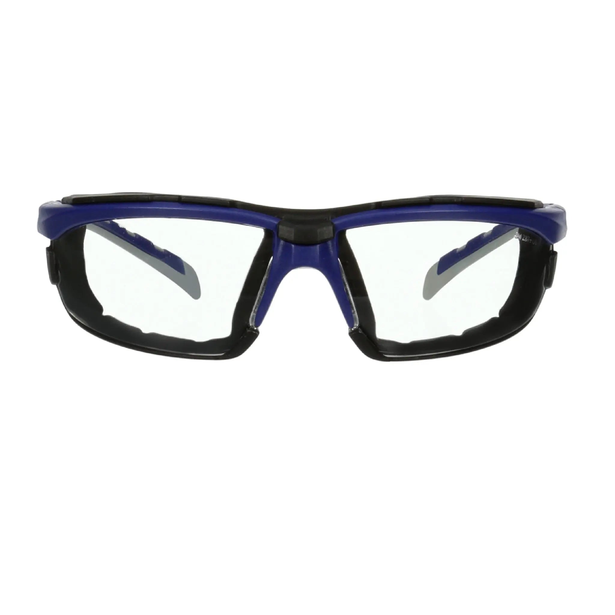 3M Solus 2000 Series, S2001SGAF-BGR-F, Gray/Blue-Green Temples,Scotchgard Anti-Fog Coating, Clear AF-AS lens,Foam Gskt 20ea/csÂ