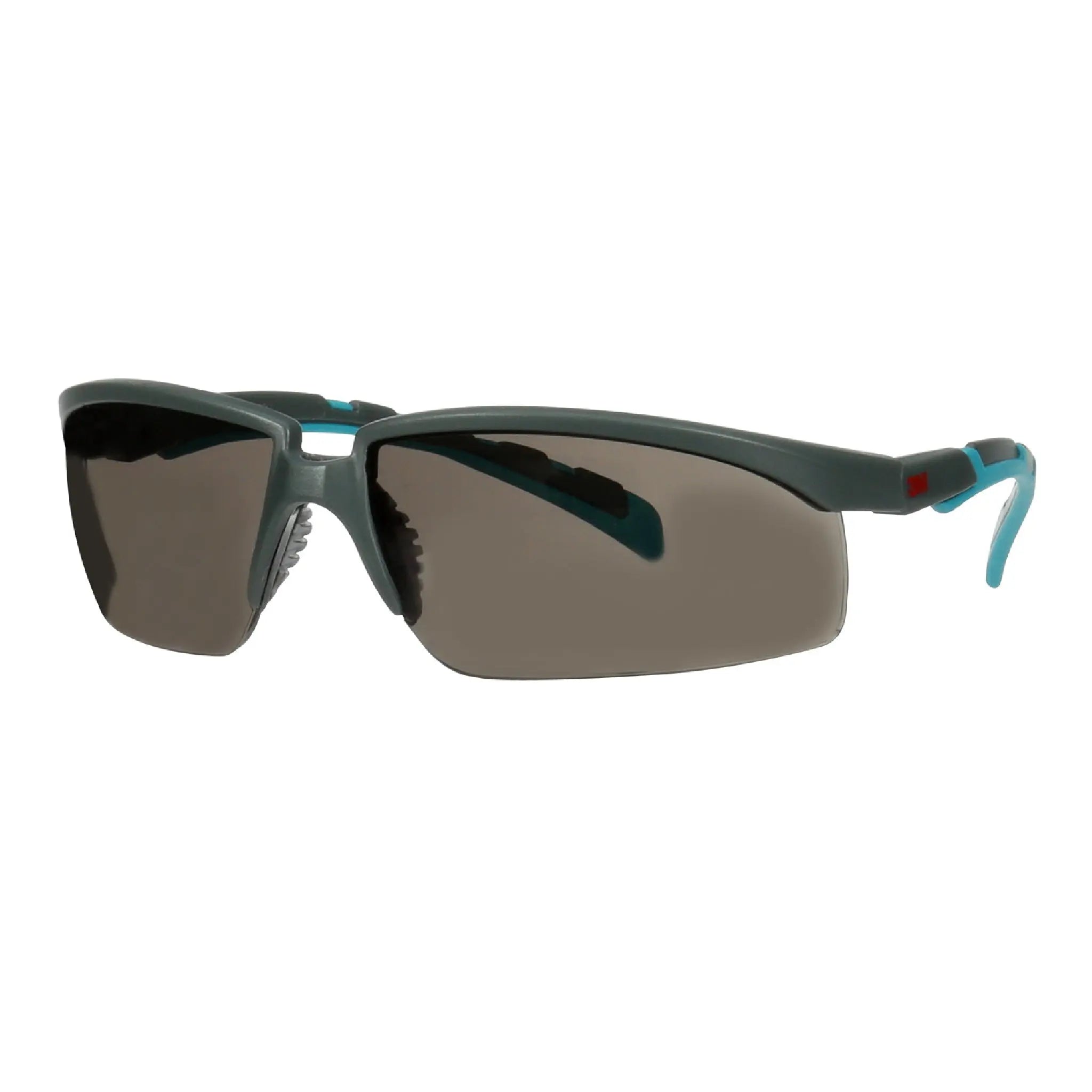 3M Solus 2000 Series, S2002SGAF-BGR, Gray/Blue-Green Temples,
Scotchgard Anti-Fog Coating, Gray AF-AS lens, 20ea/cs