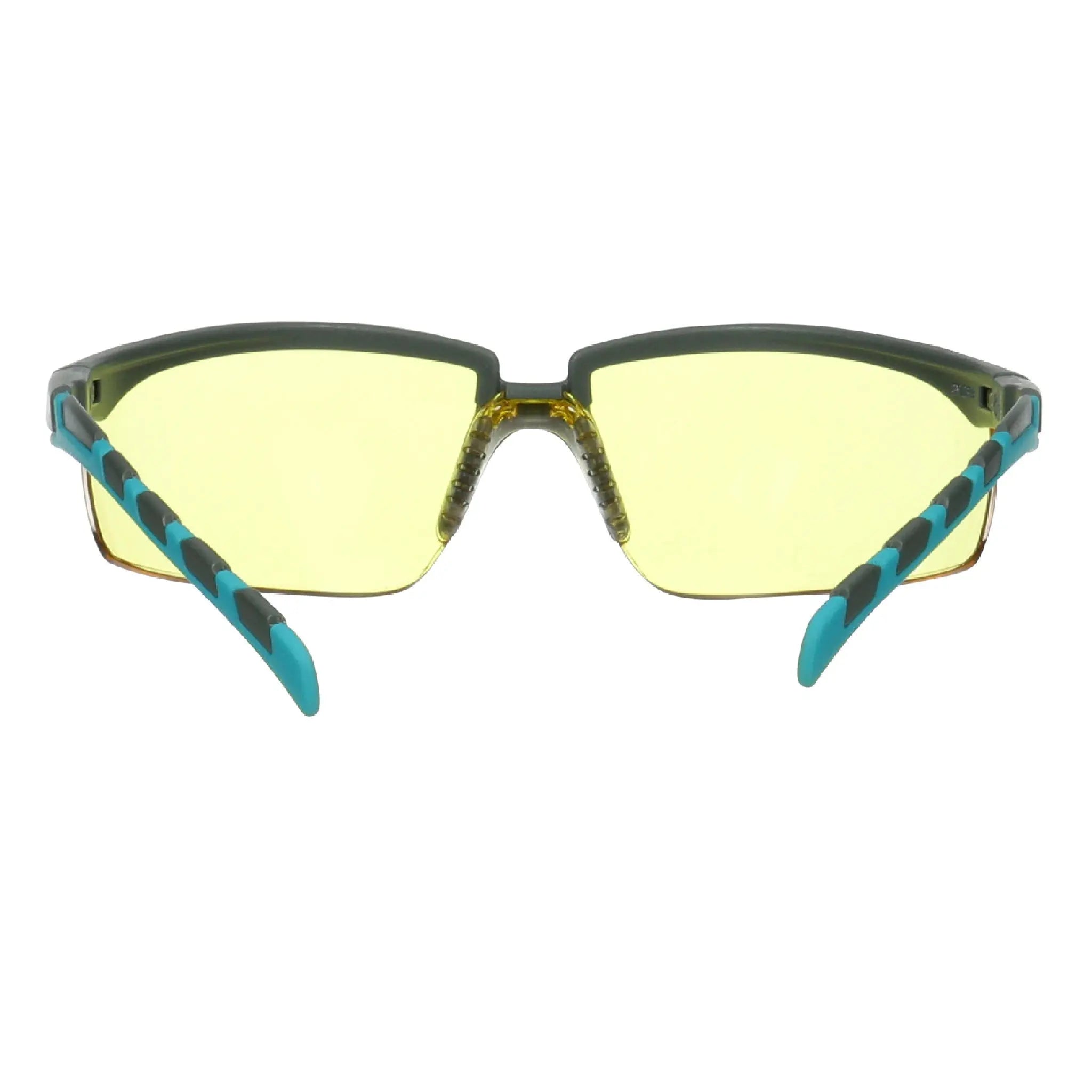3M Solus 2000 Series, S2003SGAF-BGR, Gray/Blue-Green Temples,
Scotchgard Anti-Fog Coating, Amber AF-AS lens, 20ea/csÂ